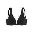 lascana bralette-bh magic touch in innovatieve microtouch-kwaliteit zwart