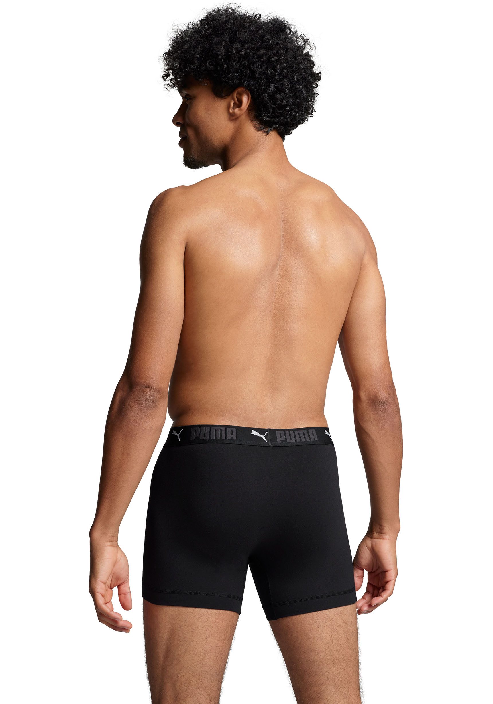 PUMA Boxershort PUMA MEN SPORT COTTON BOXERS 2P (2 stuks, Set van 2)