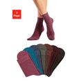 lascana basic sokken in kleurrijke mêleekleuren (set, 7 paar) multicolor