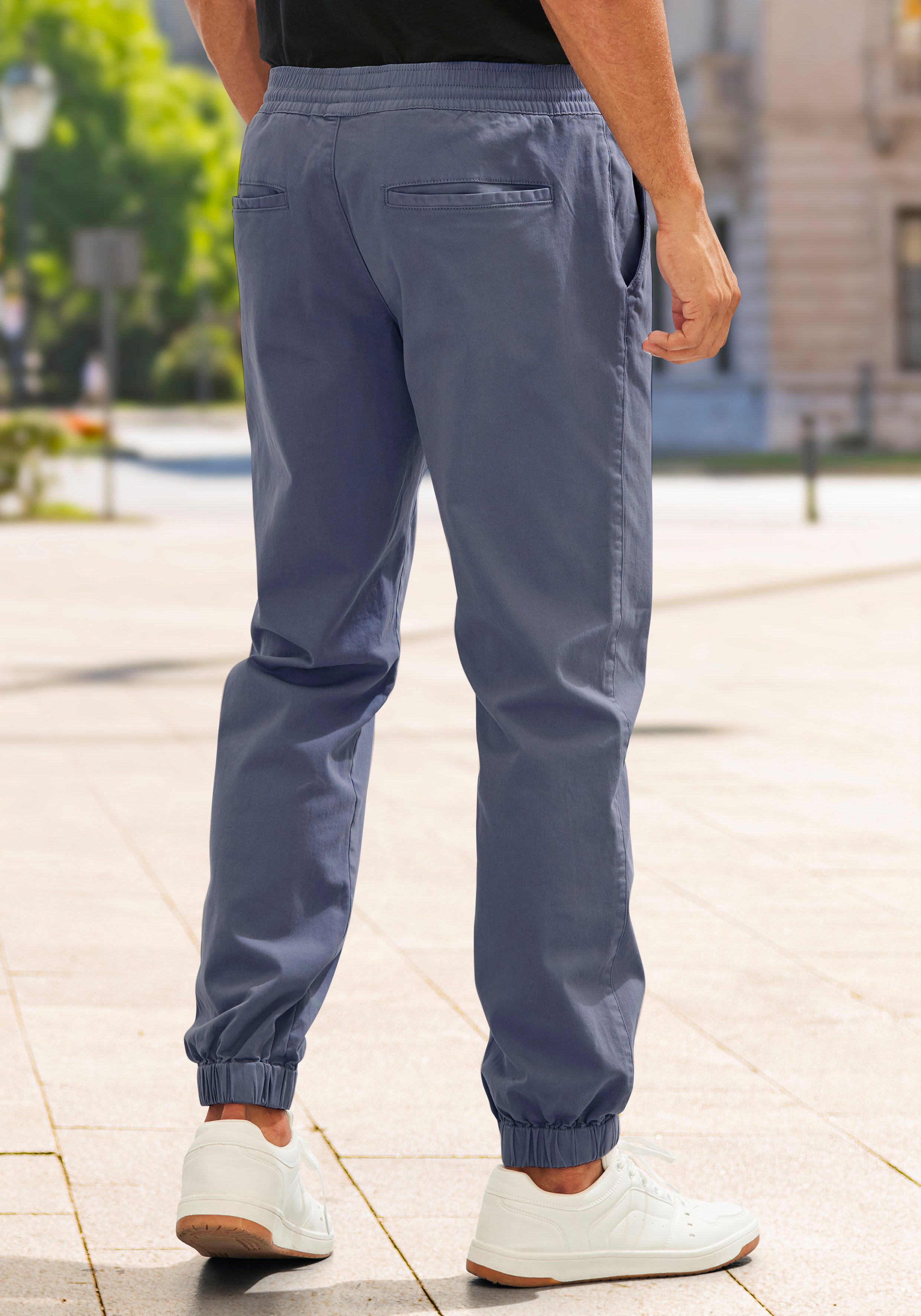 John Devin Joggingbroek Jogpants elastische katoenkwaliteit