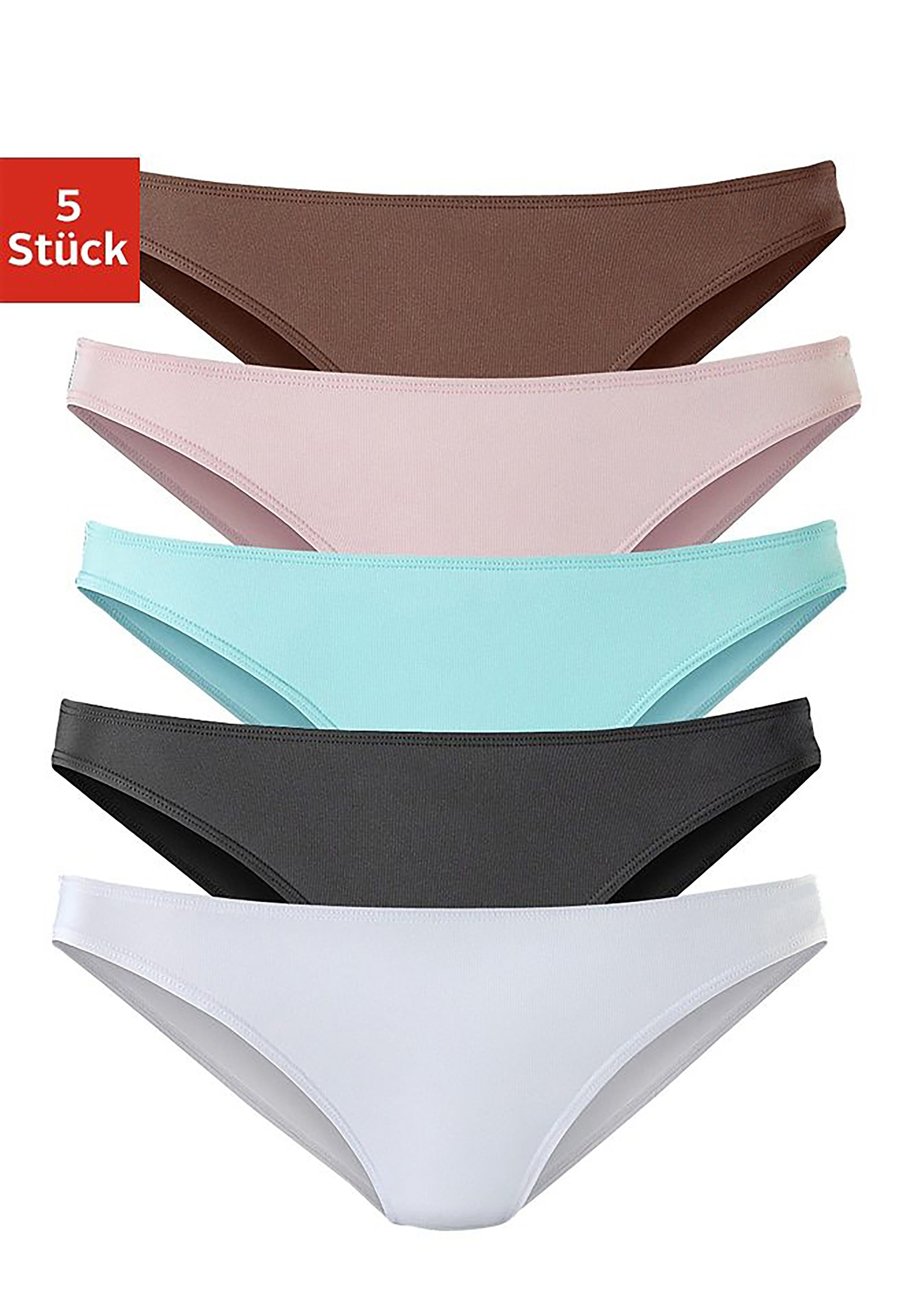 H.I.S Bikinibroekje van zachte microvezelkwaliteit (5 stuks, Set van 5)