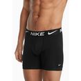 nike underwear functionele boxershort met bijzonder lange pijpen (3 stuks) zwart