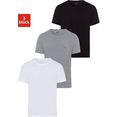 boss t-shirt ronde hals t-shirt (set van 3) multicolor