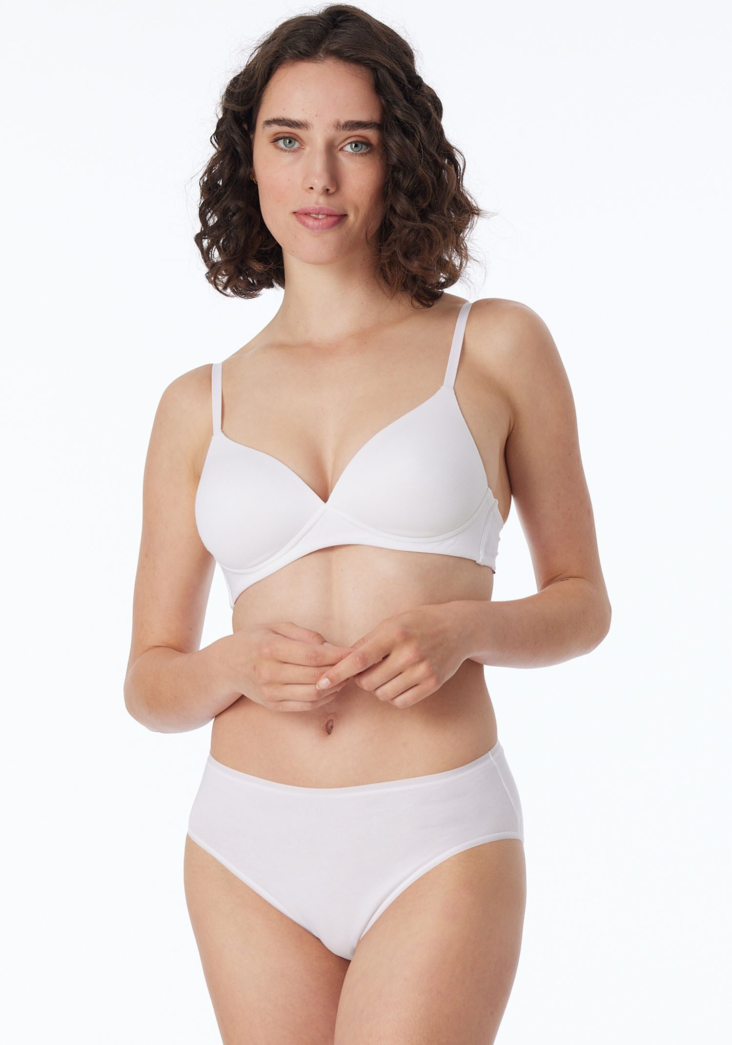 Schiesser Bikinibroekje Cotton Essentials met een perfecte pasvorm (3 stuks)