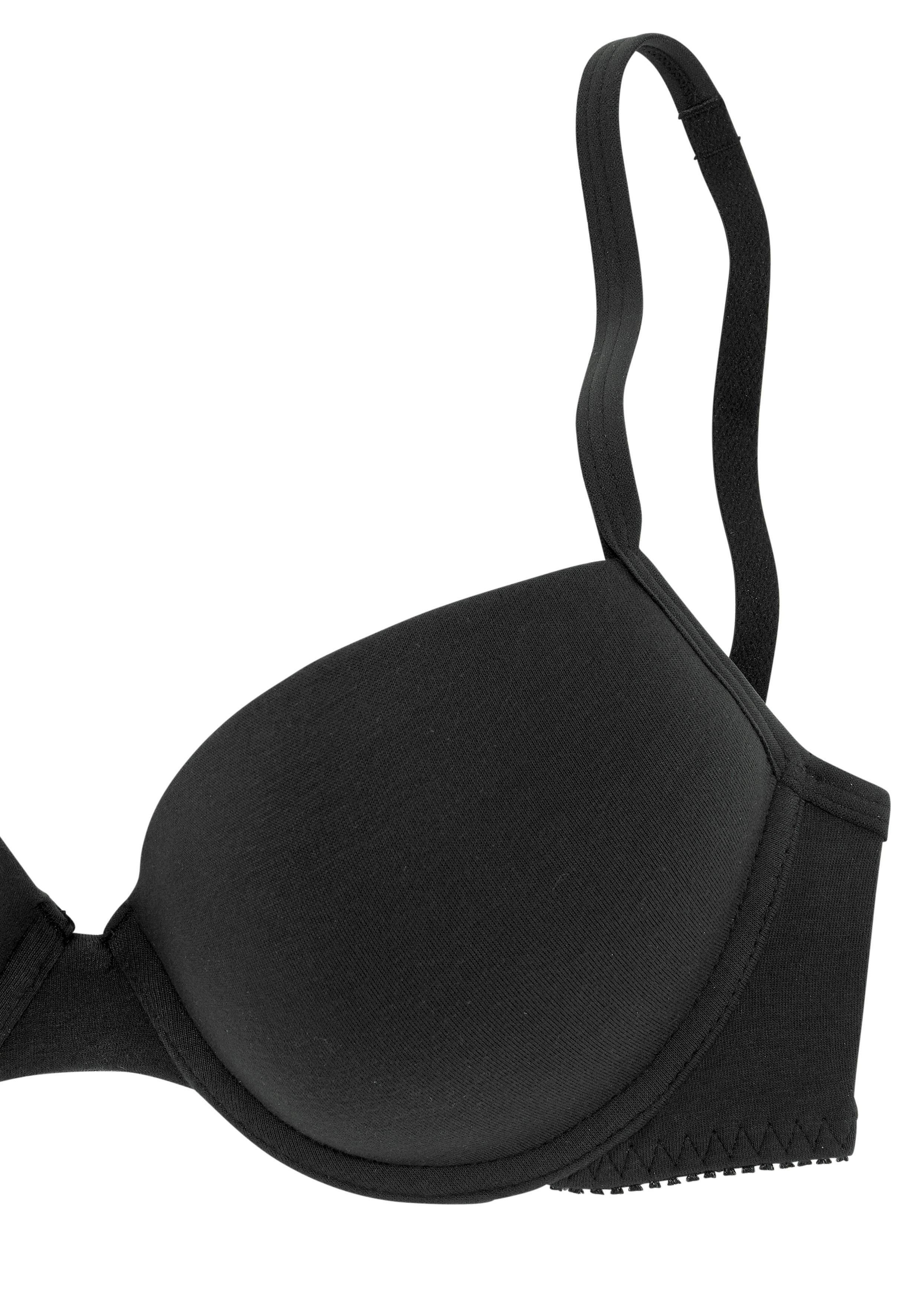 Petite fleur Push-up-bh met beugel, met uitneembare vullingen (Set van 2)