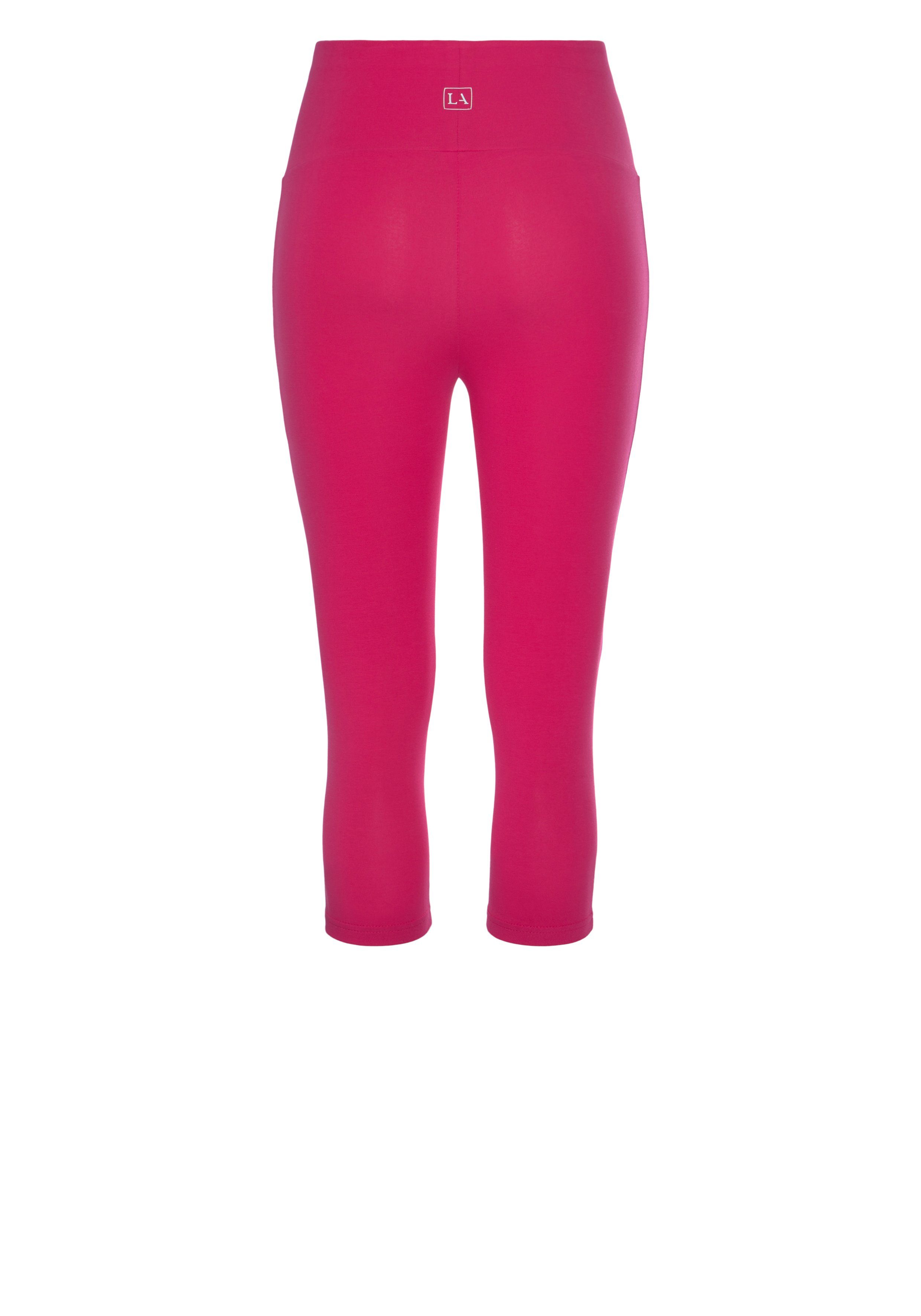 Lascana Caprilegging met brede, zachte boord