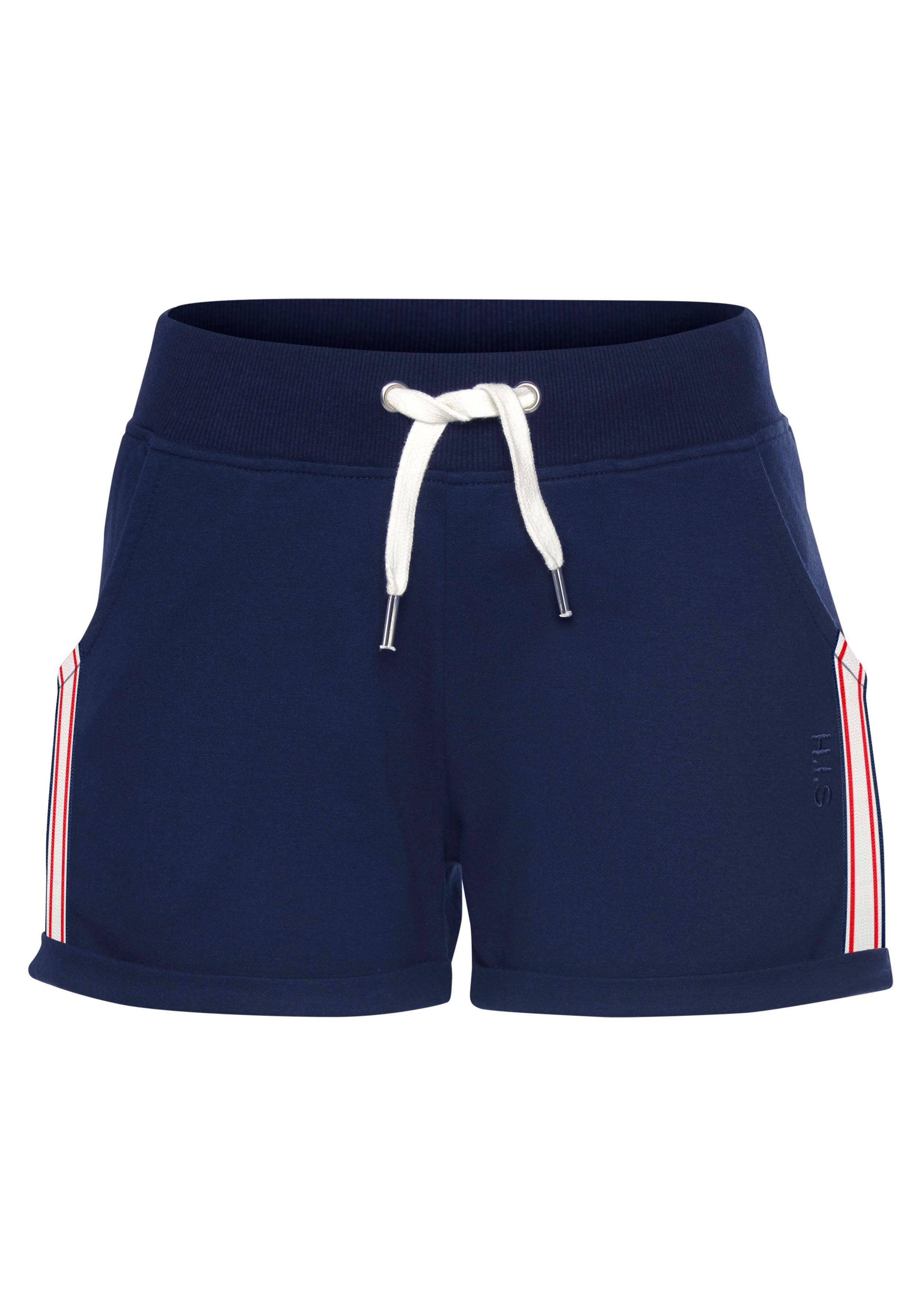 H.I.S Short met tapestrepen opzij
