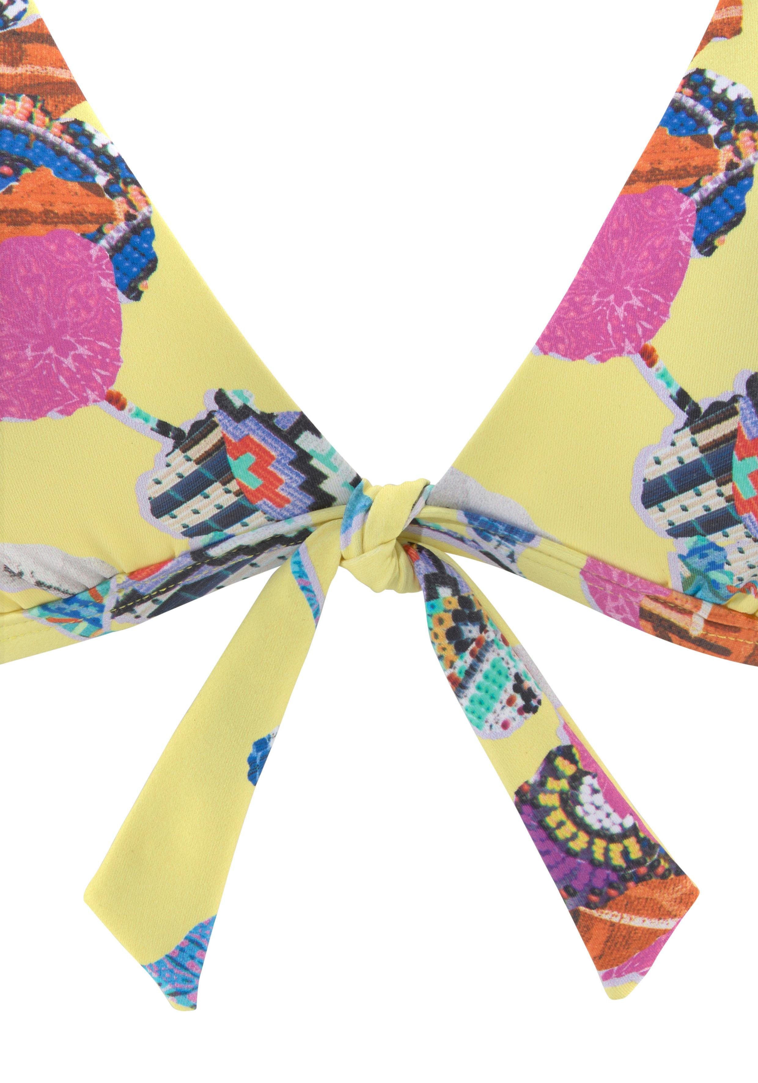Sunseeker Triangel-bikinitop Jam met sierstrik