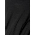 lascana jumpsuit met bandjes voor het aanrimpelen van de bandjes zwart