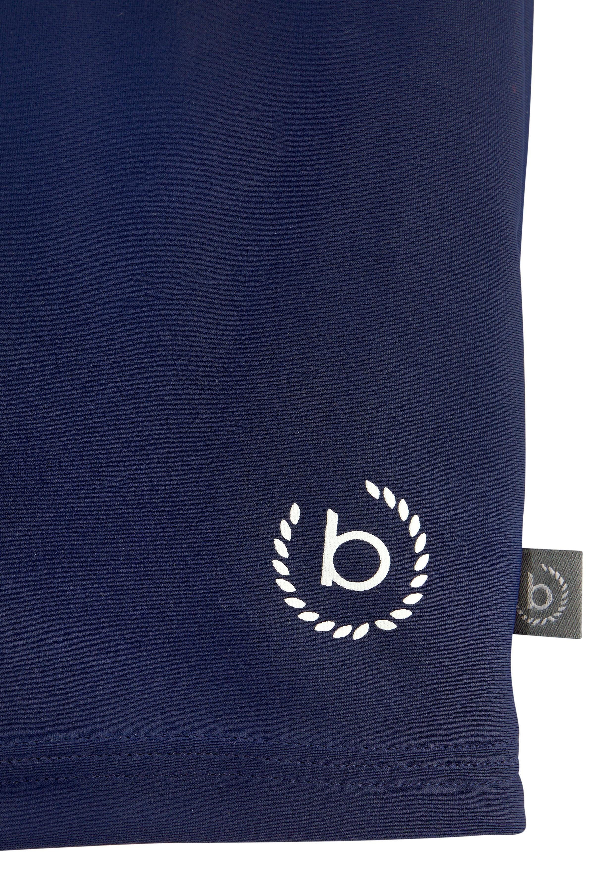bugatti Zwemboxer Claas met contrastkleurige details heren maat 4 blauw