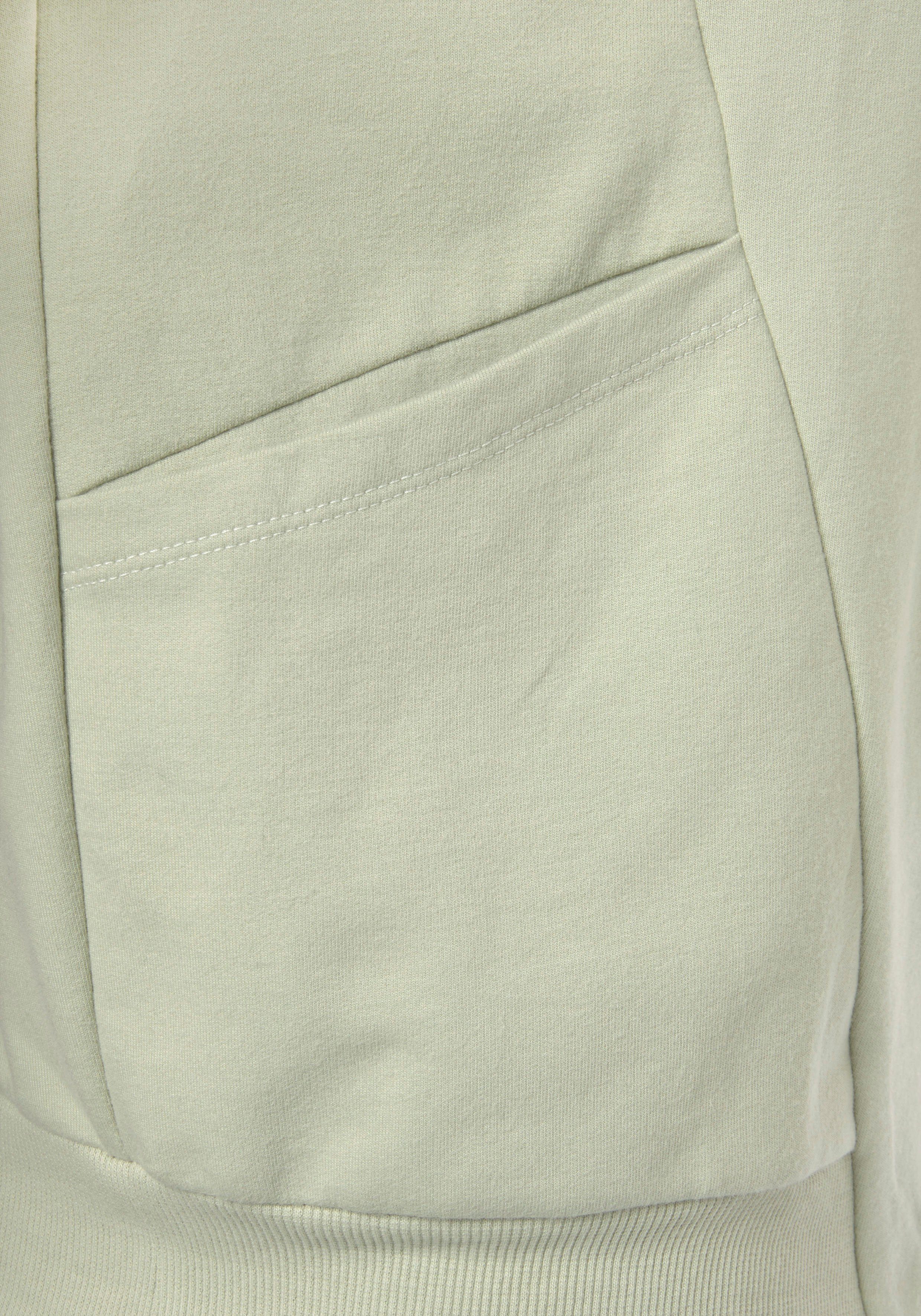 Bench. Loungewear Capuchonsweatvest met sportieve deelnaad, loungepak