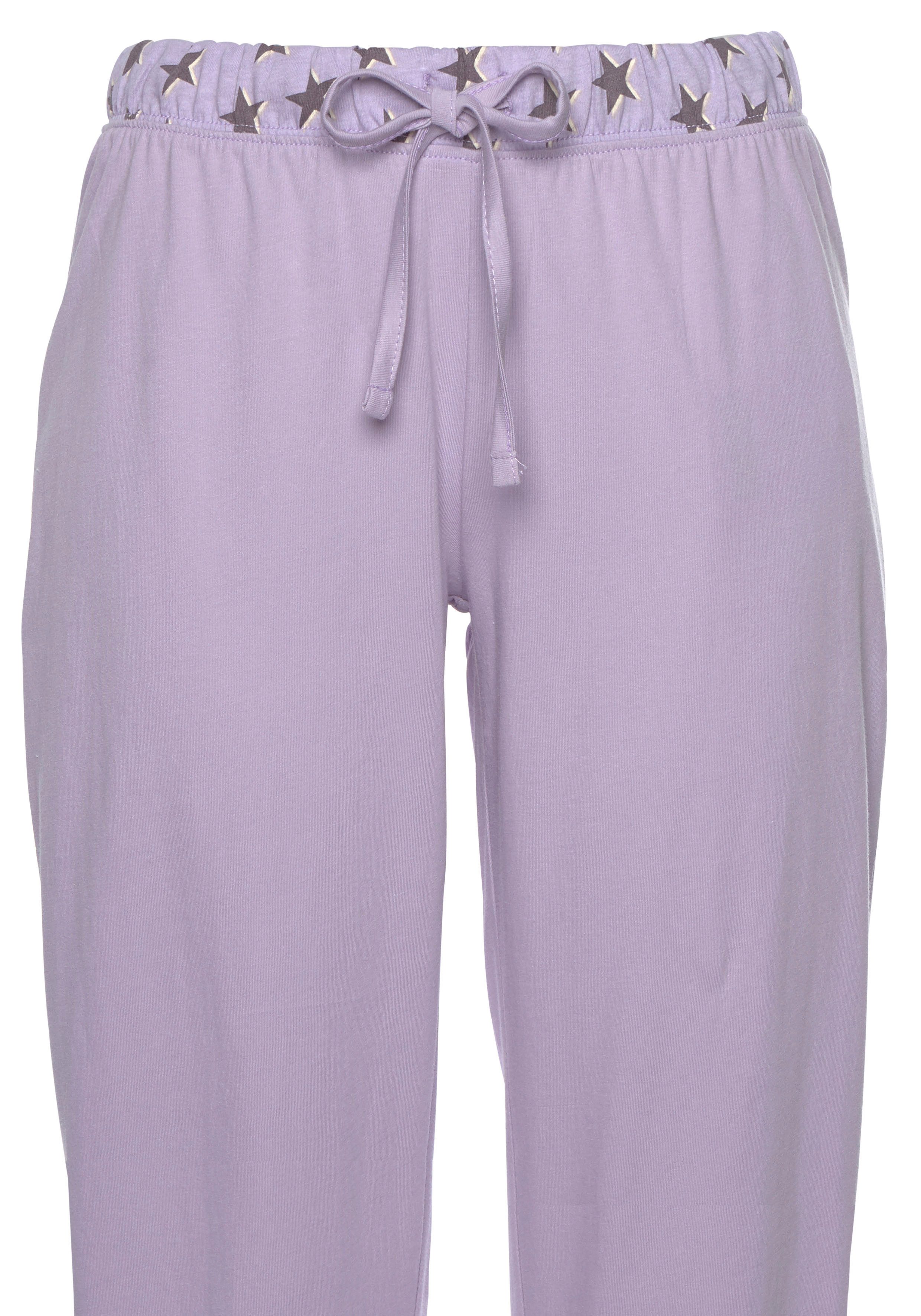 Vivance Dreams Pyjama met sterpatroon (4-delig, Set van 2)