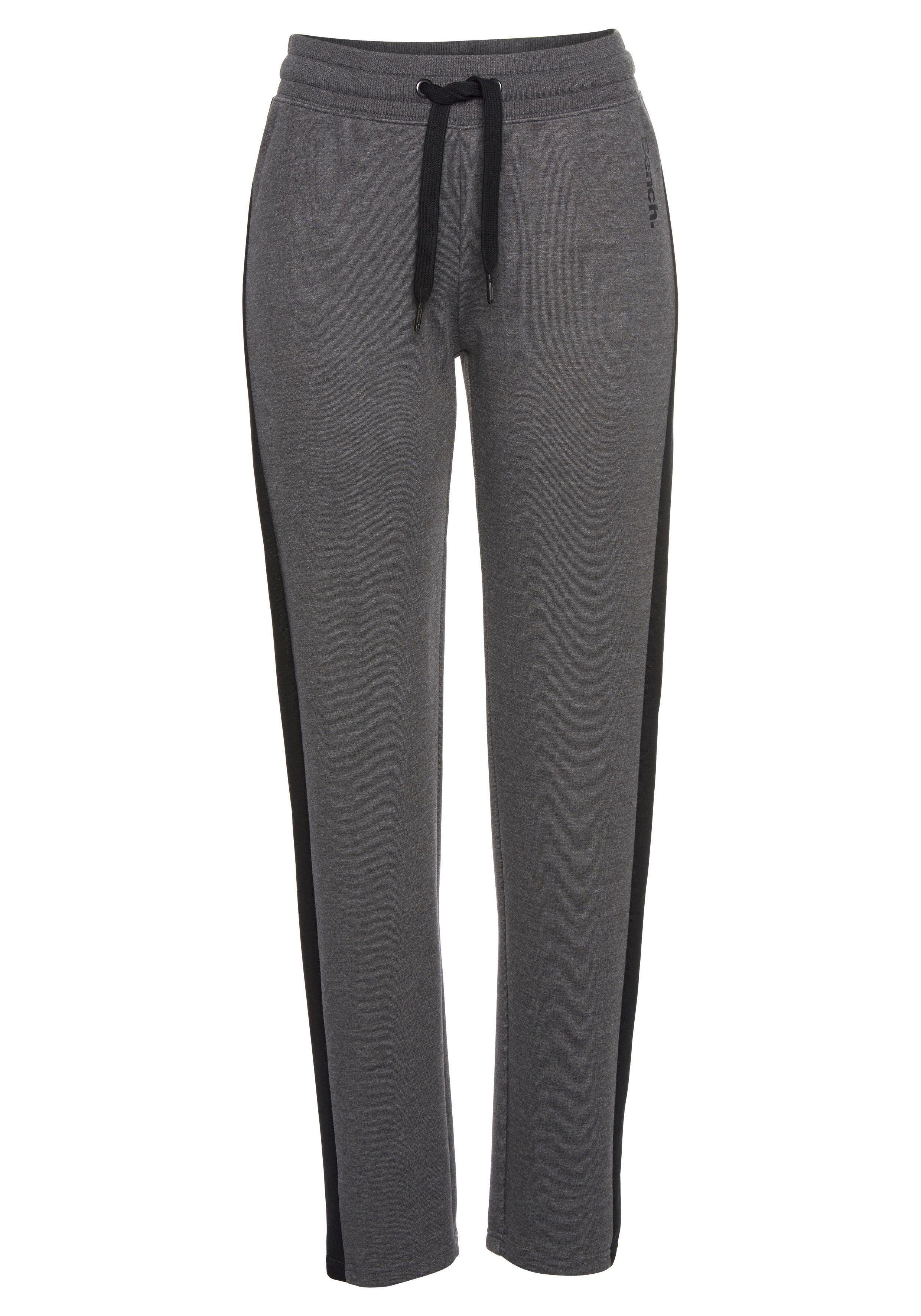 Bench. Loungewear Loungebroek met zijstrepen en rechte pijpen, loungepak lounge broeken maat 32/34 grijs