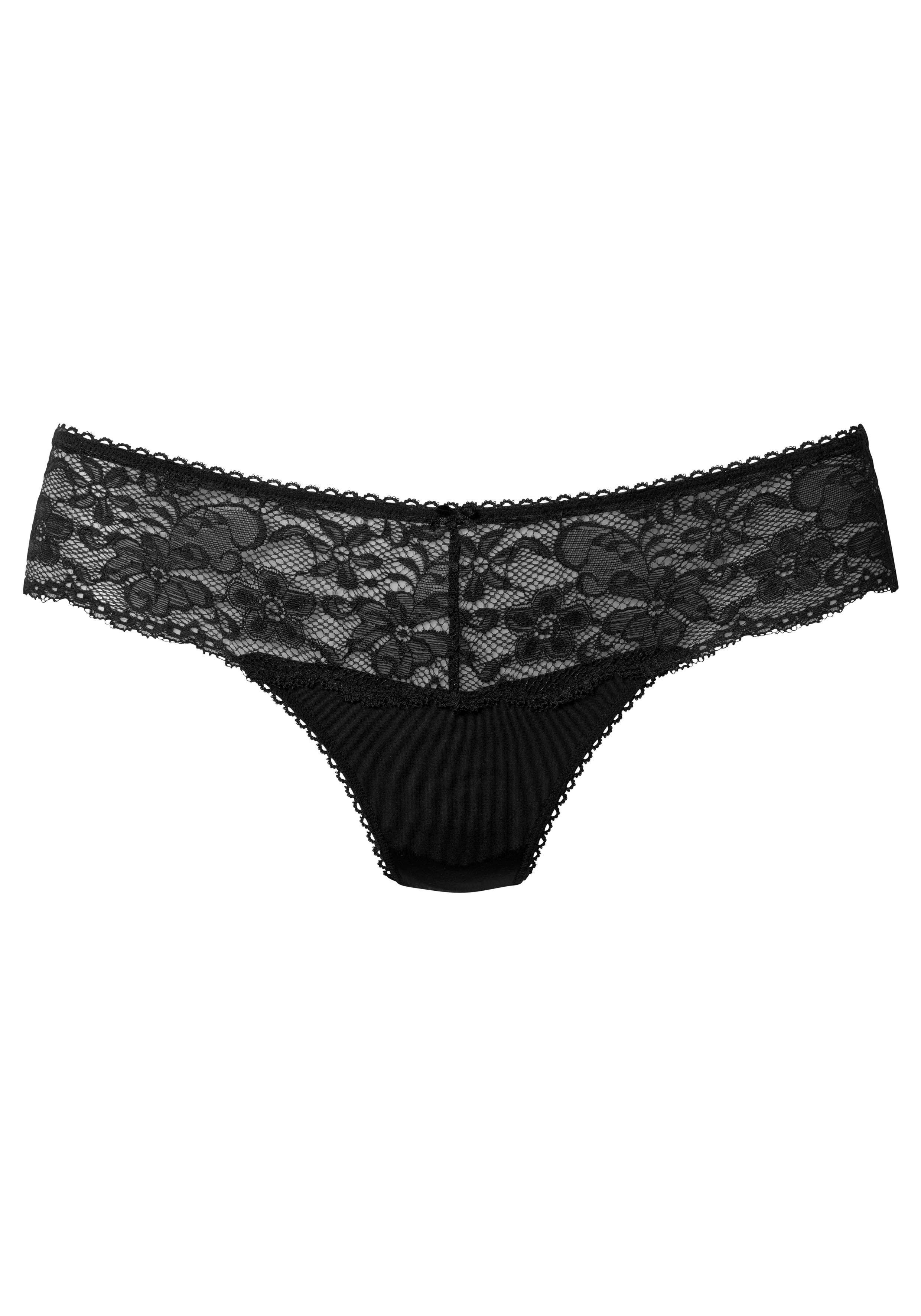 Nuance String Dessous met brede kantband (2 stuks)