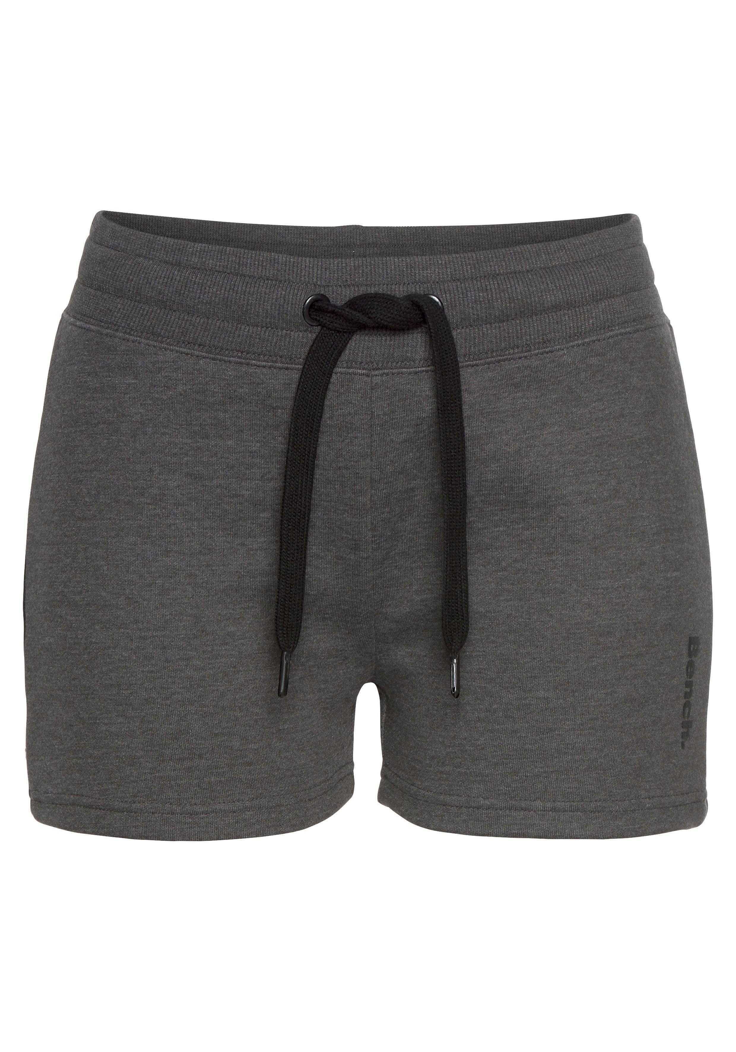 Bench. Loungewear Relaxshorts met zijstrepen, loungewear shorty's maat 36/38 grijs