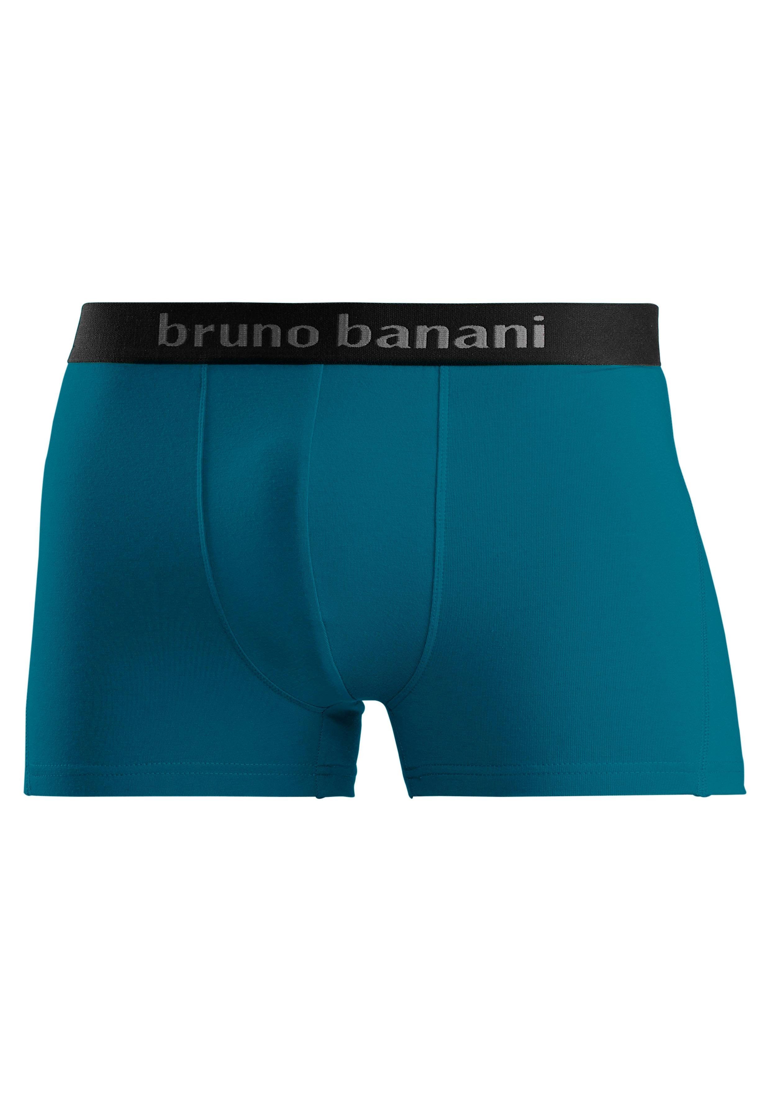 Bruno Banani Boxershort voor heren met gekleurd merkopschrift bij de boord (set, 4 stuks)