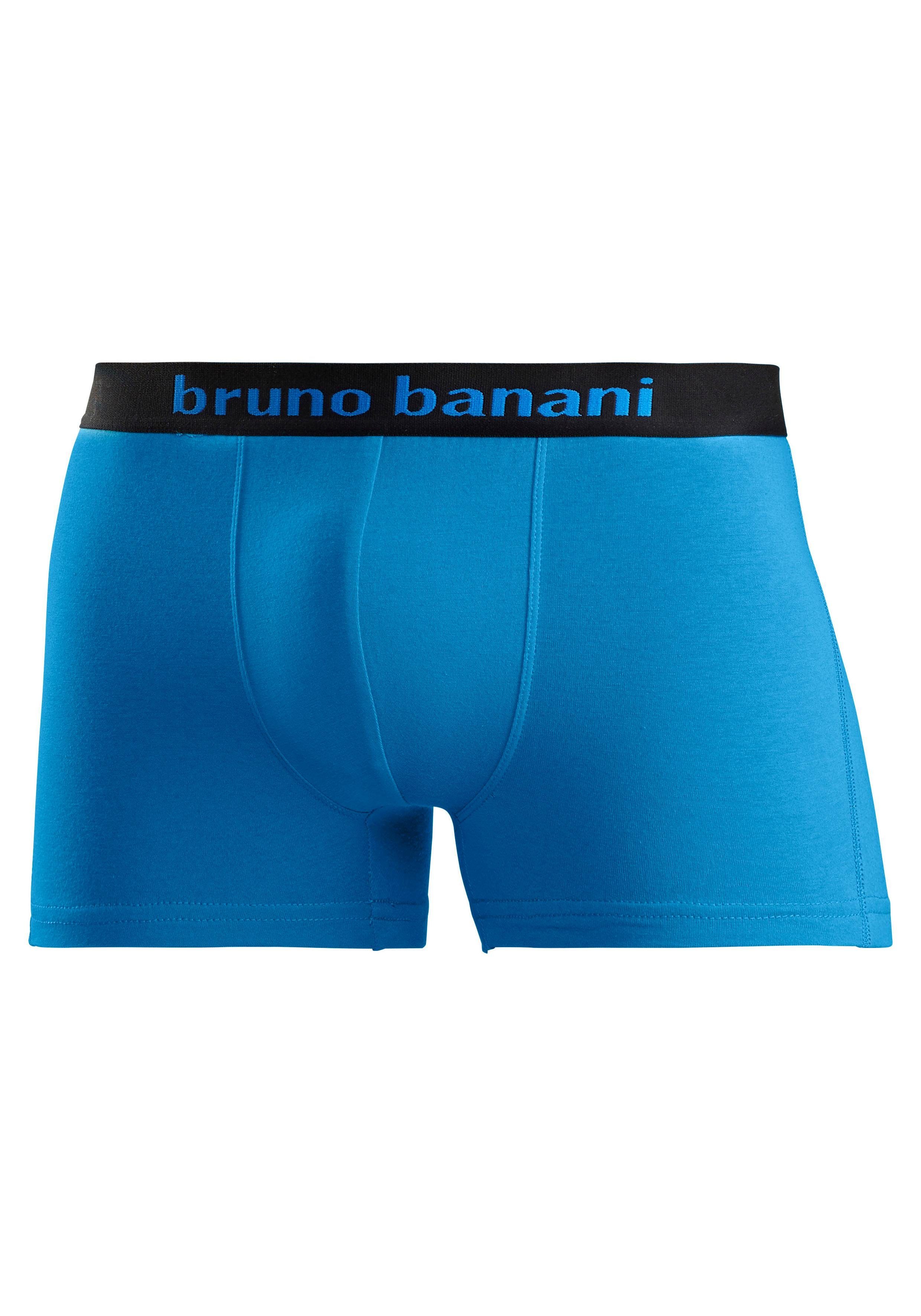 Bruno Banani Boxershort voor heren met gekleurd merkopschrift bij de boord (set, 4 stuks)