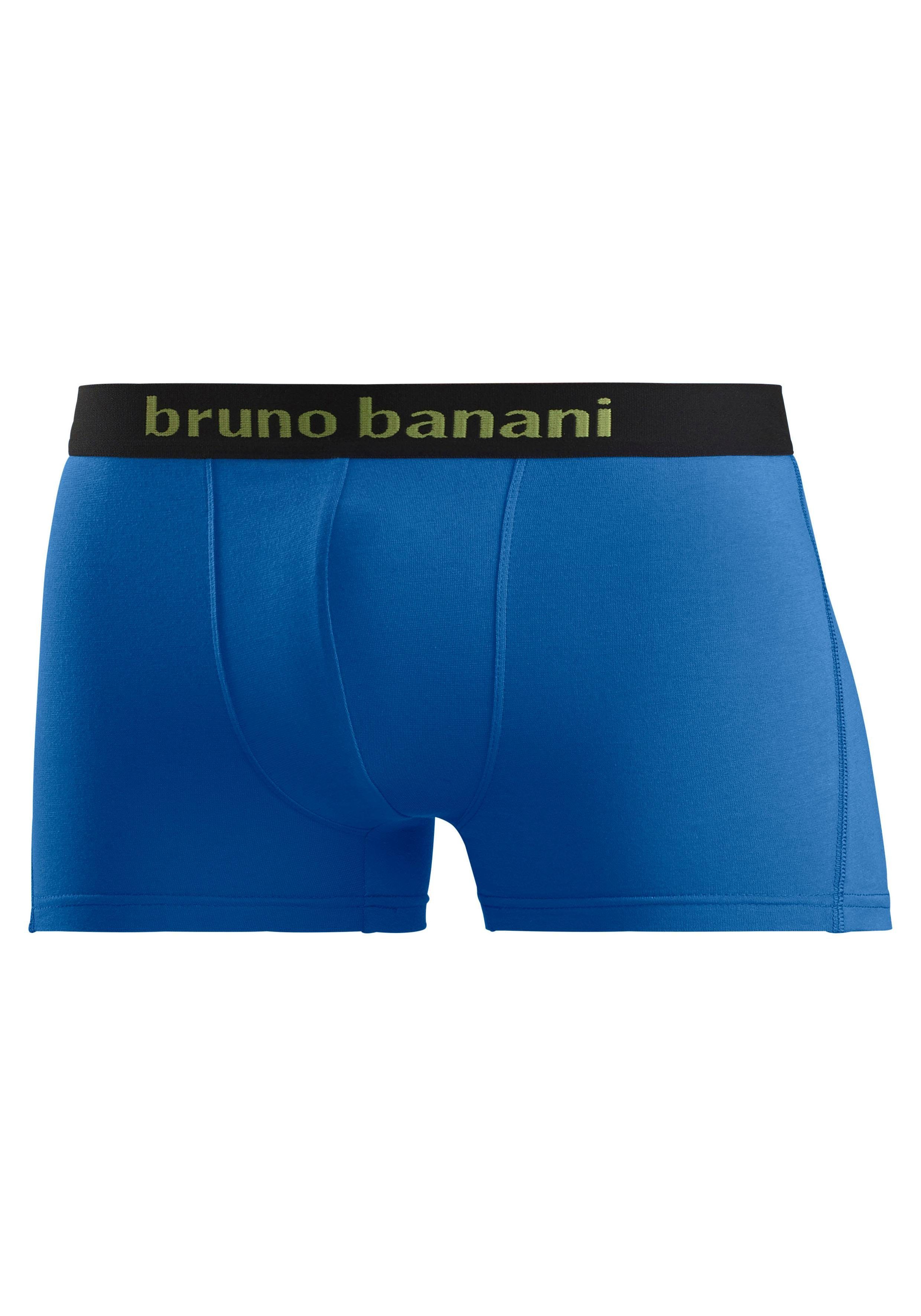 Bruno Banani Boxershort voor heren met gekleurd merkopschrift bij de boord (set, 4 stuks)