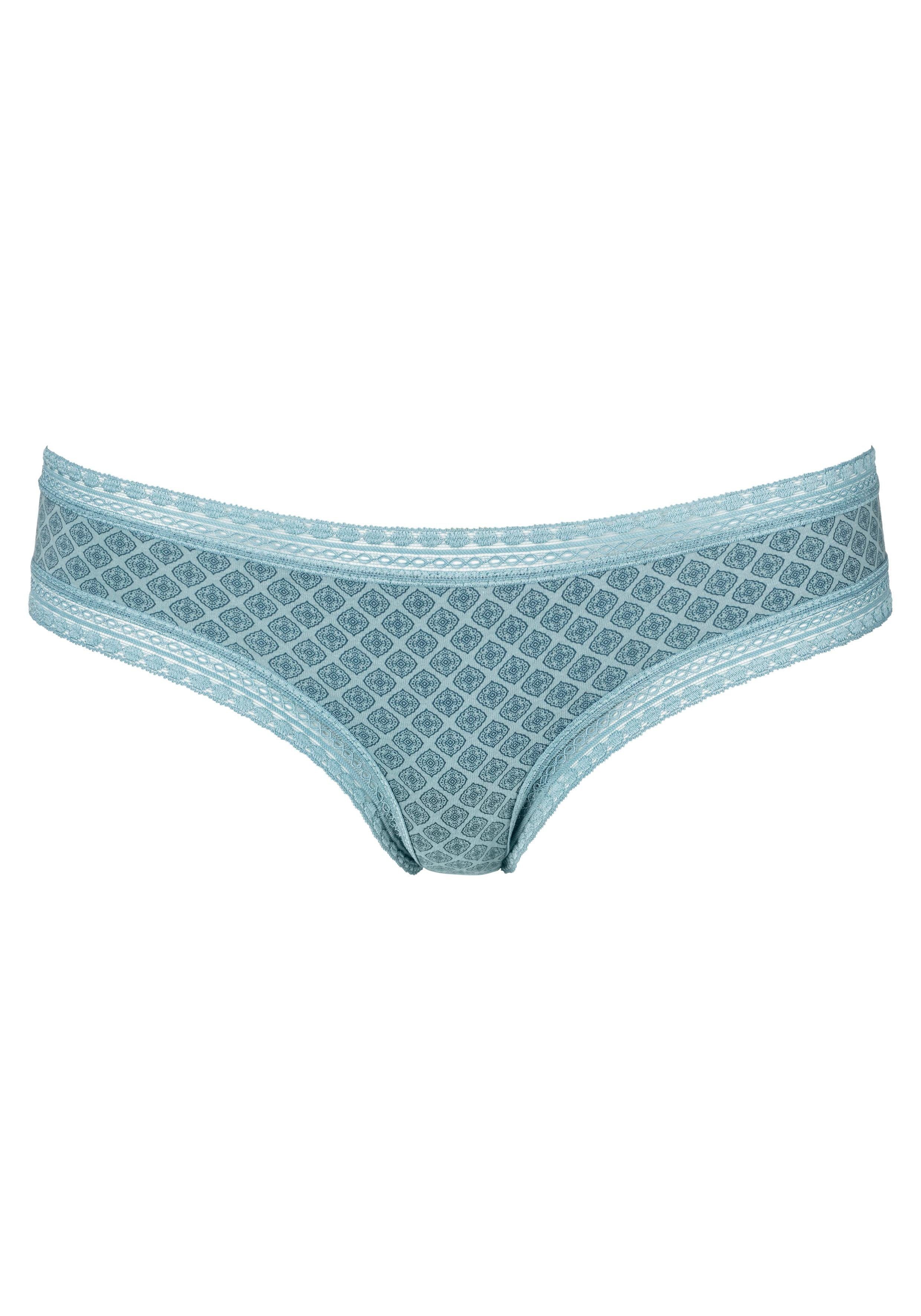 Lascana Brazilian slip van elastische katoen met zachte kant (3 stuks)