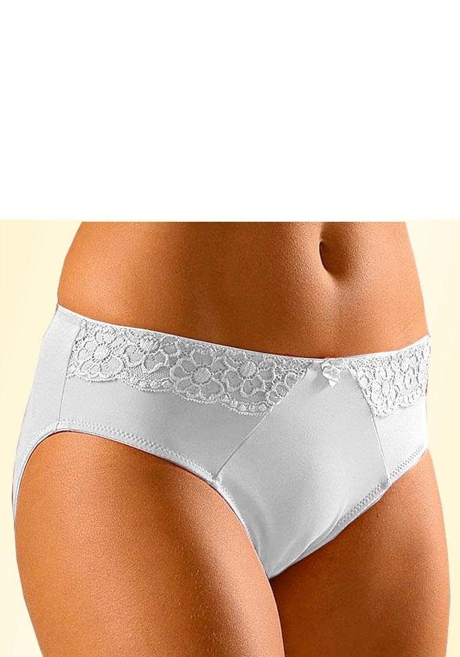 Lascana Slip met kanten inzetten opzij