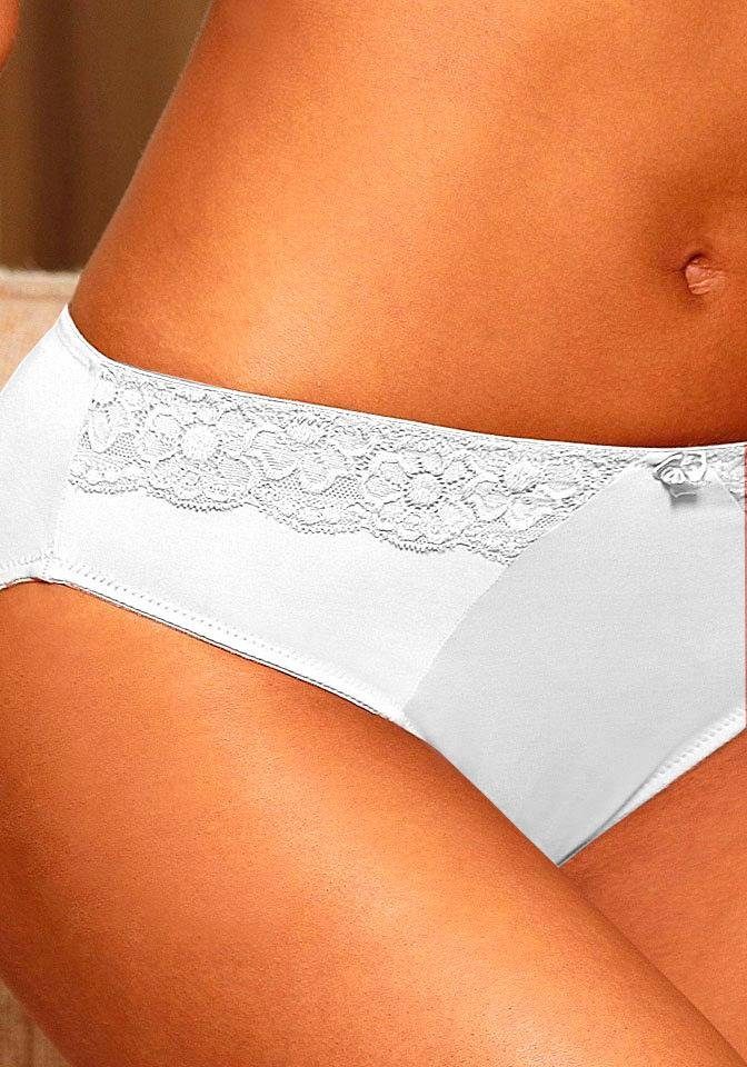 Lascana Slip met kanten inzetten opzij