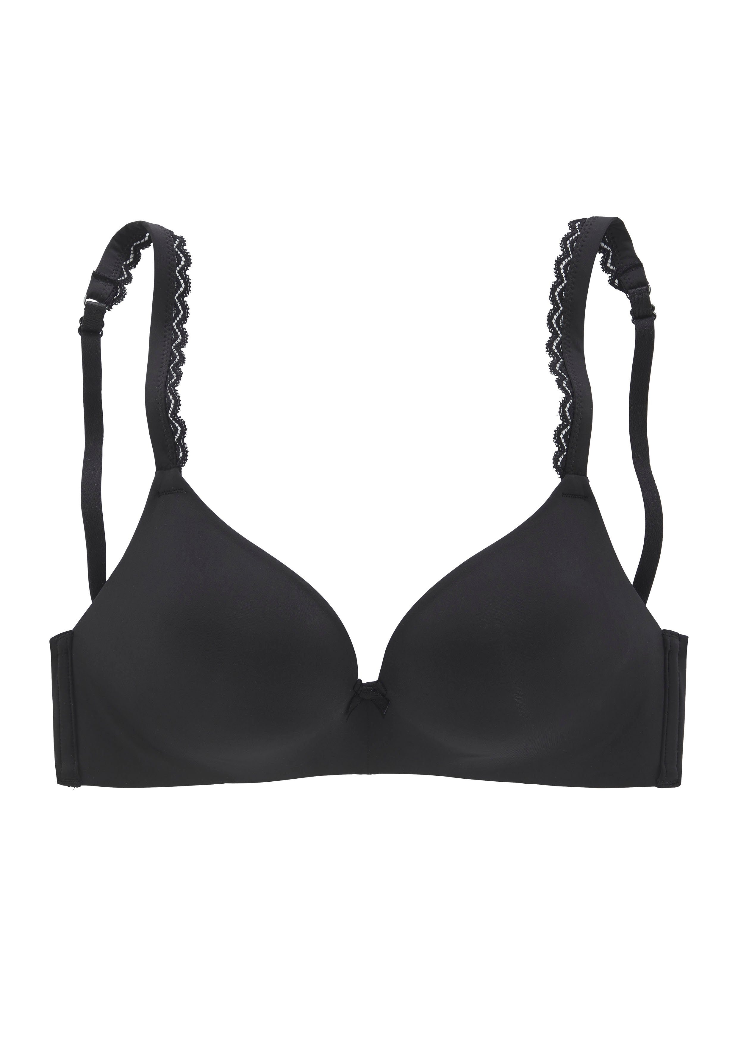 s.Oliver RED LABEL Beachwear Bralette Camille zonder beugels met versierde schouderbandjes