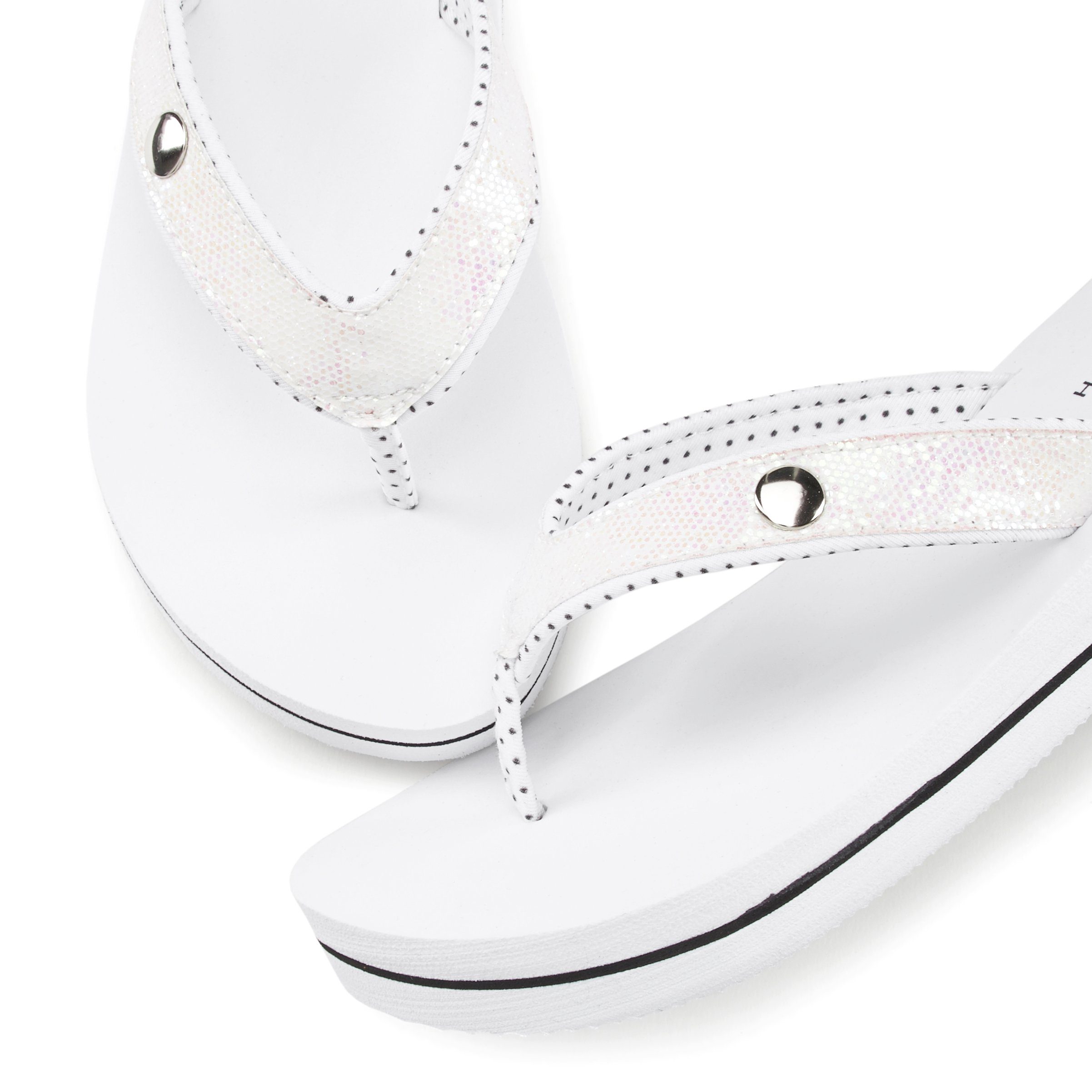 Venice Beach Badslippers Sandaal, pantoletten, badschoenen ultralicht met glitterband VEGAN