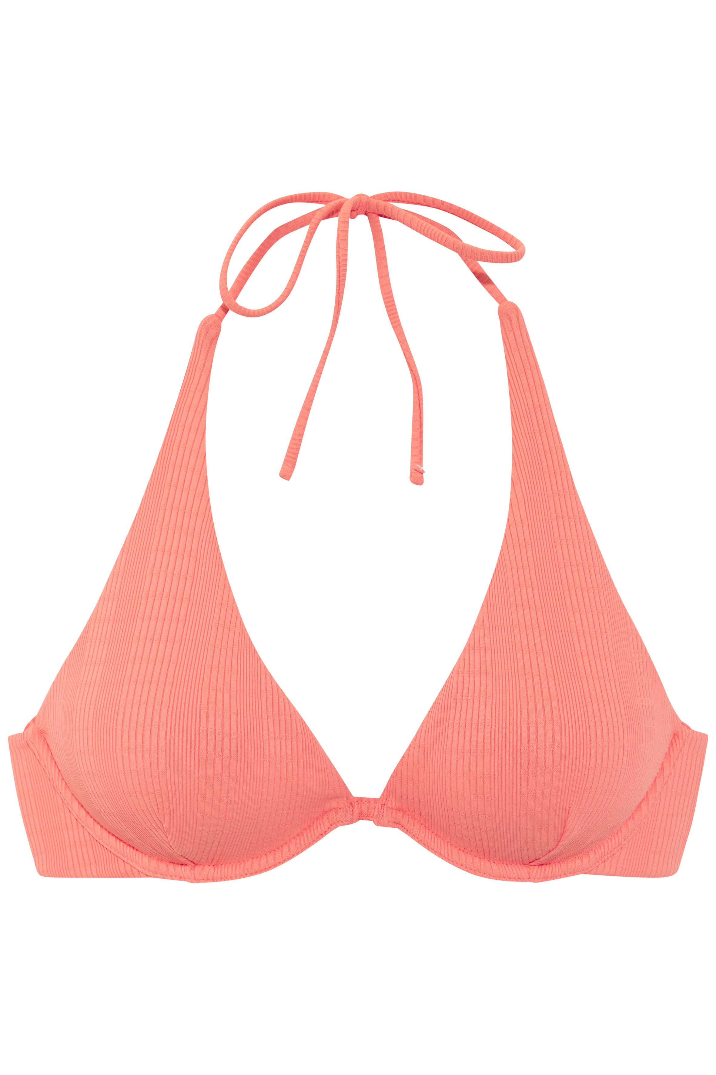 Copenhagen Studios Beugelbikinitop Nela van modieuze structuurstof