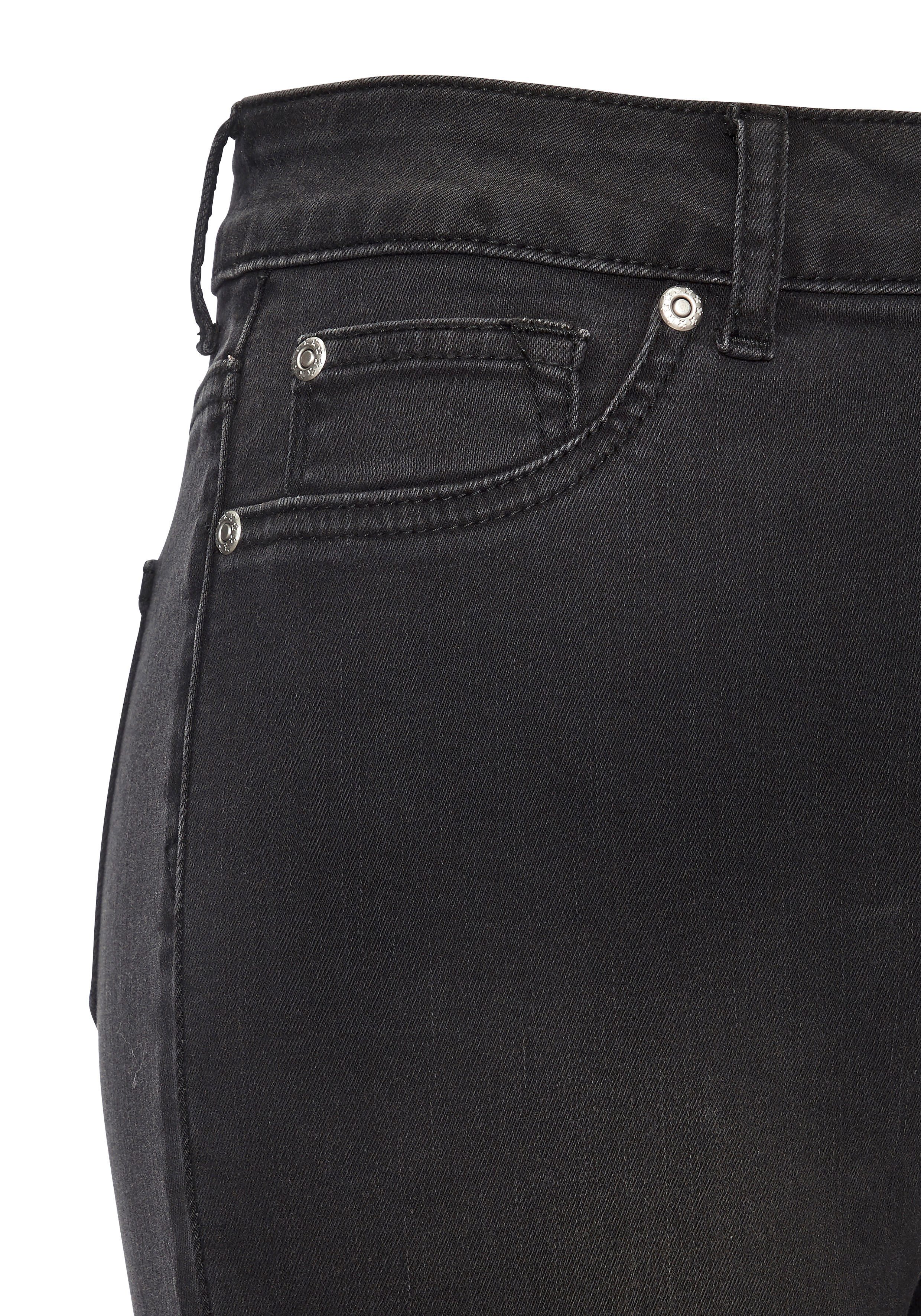 Lascana Jeanslegging 7/8-lengte in skinny-vorm, stretch-denim, basic