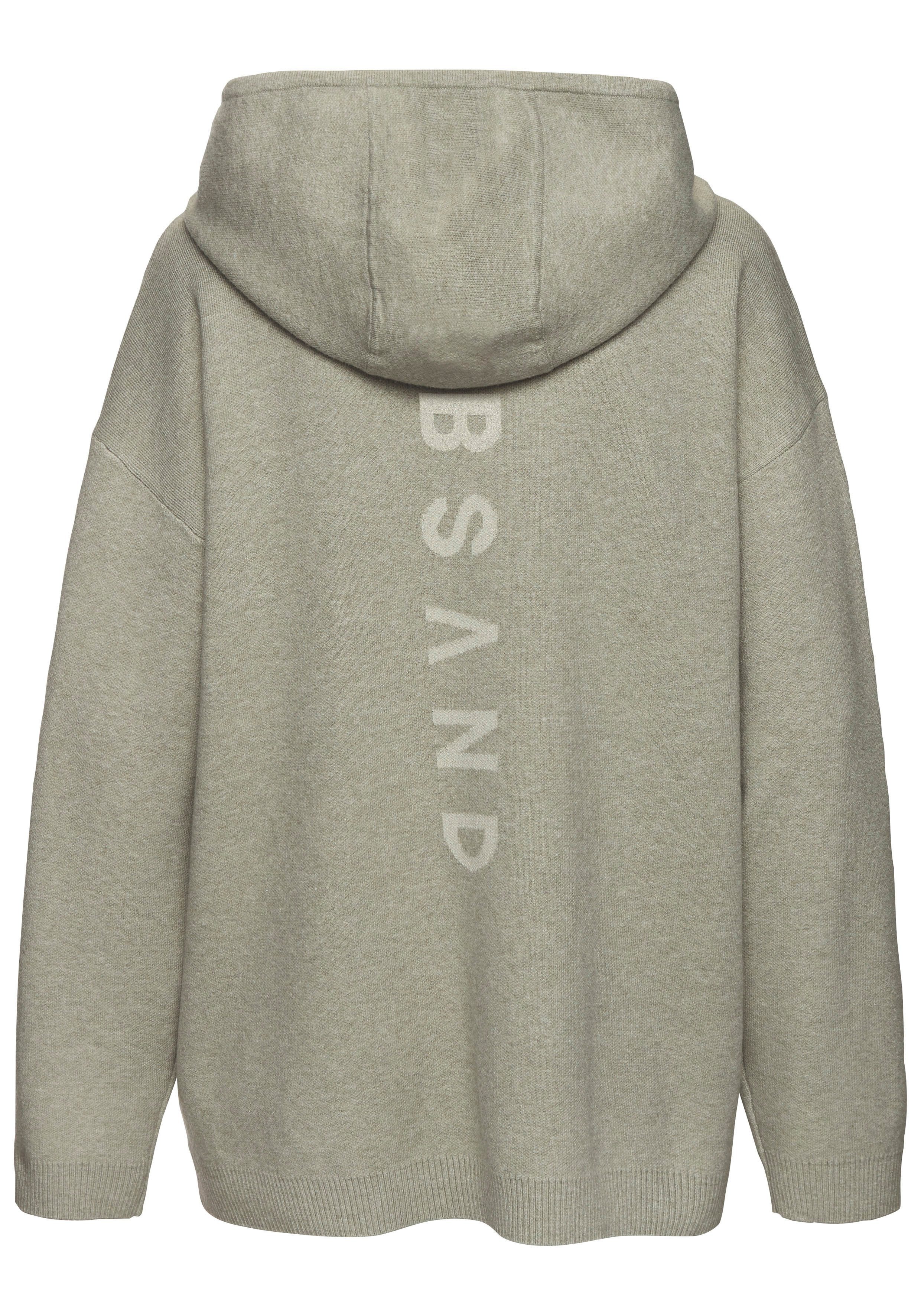 Elbsand Hoodie van hoogwaardige brei