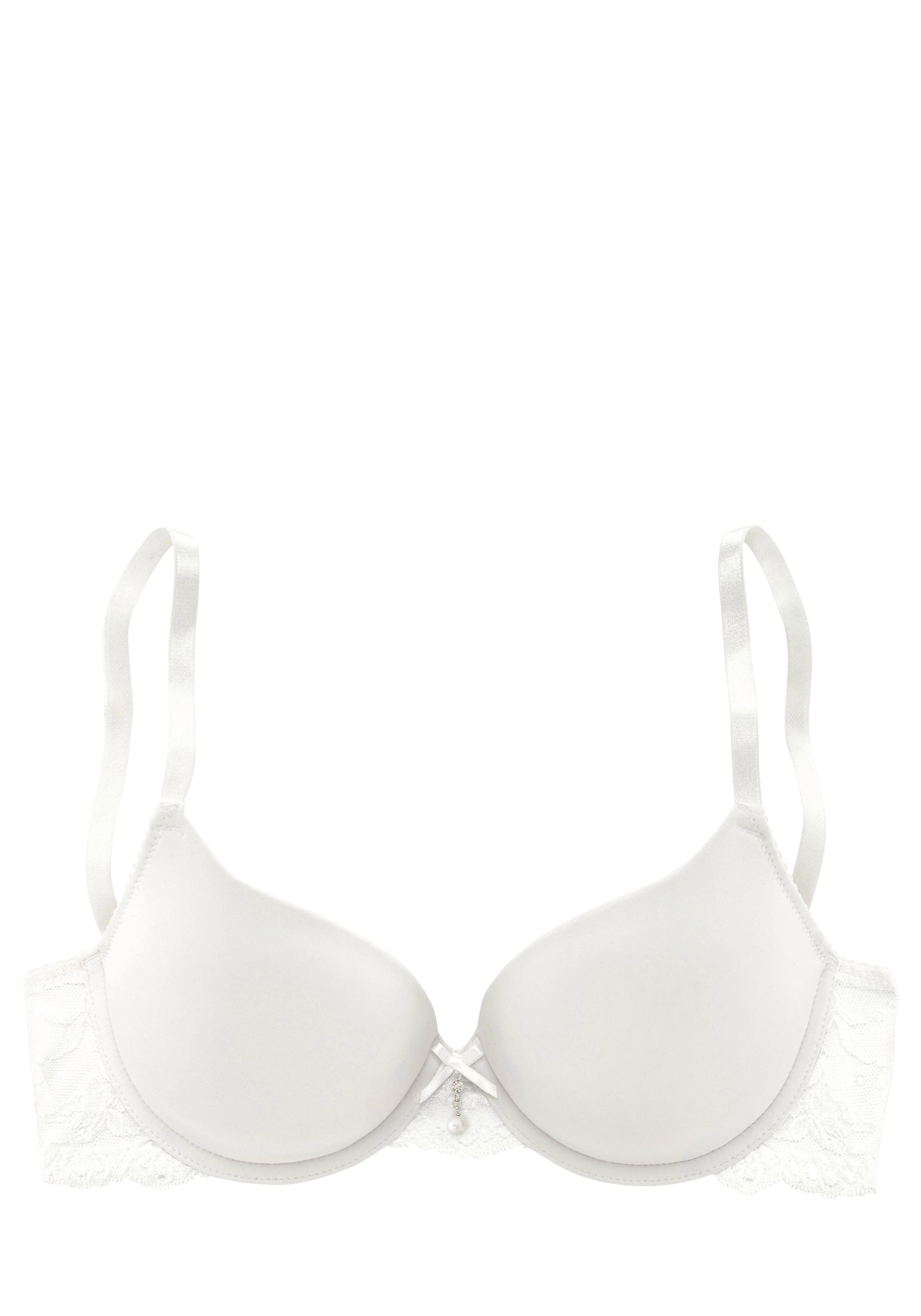 Lascana Bh met steuncups Nina Dessous met beugel, naadloze cups en kant opzij, dessous