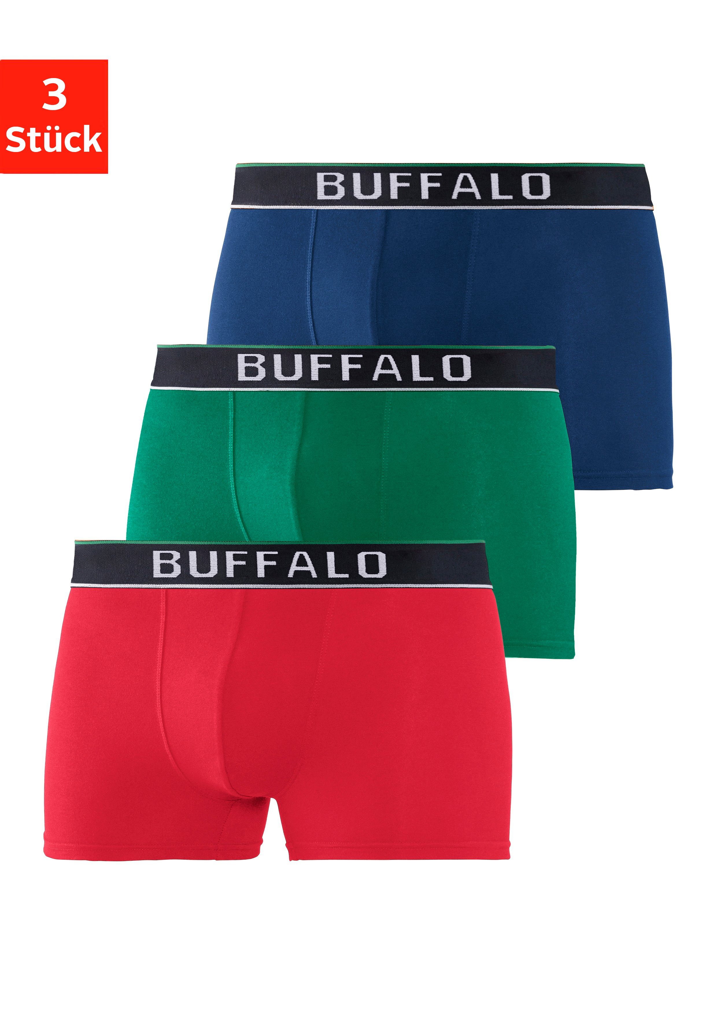 Buffalo Boxershort voor heren (set, 3 stuks)