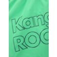 kangaroos zwemshort adams met groot logo-opschrift groen