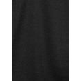 lascana shirt met lange mouwen zwart