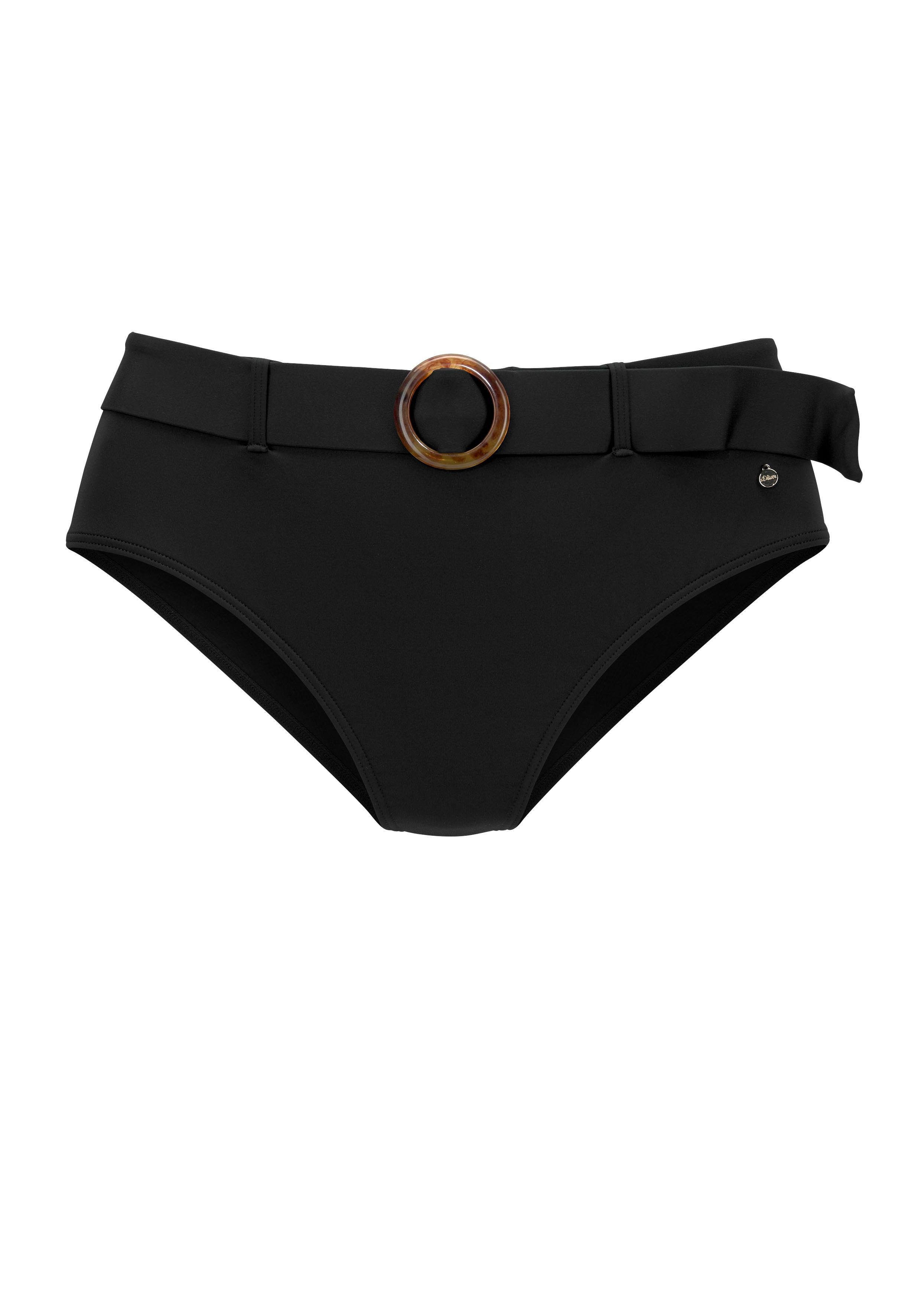 s.Oliver RED LABEL Beachwear Highwaist-bikinibroekje Rome met een afneembare riem