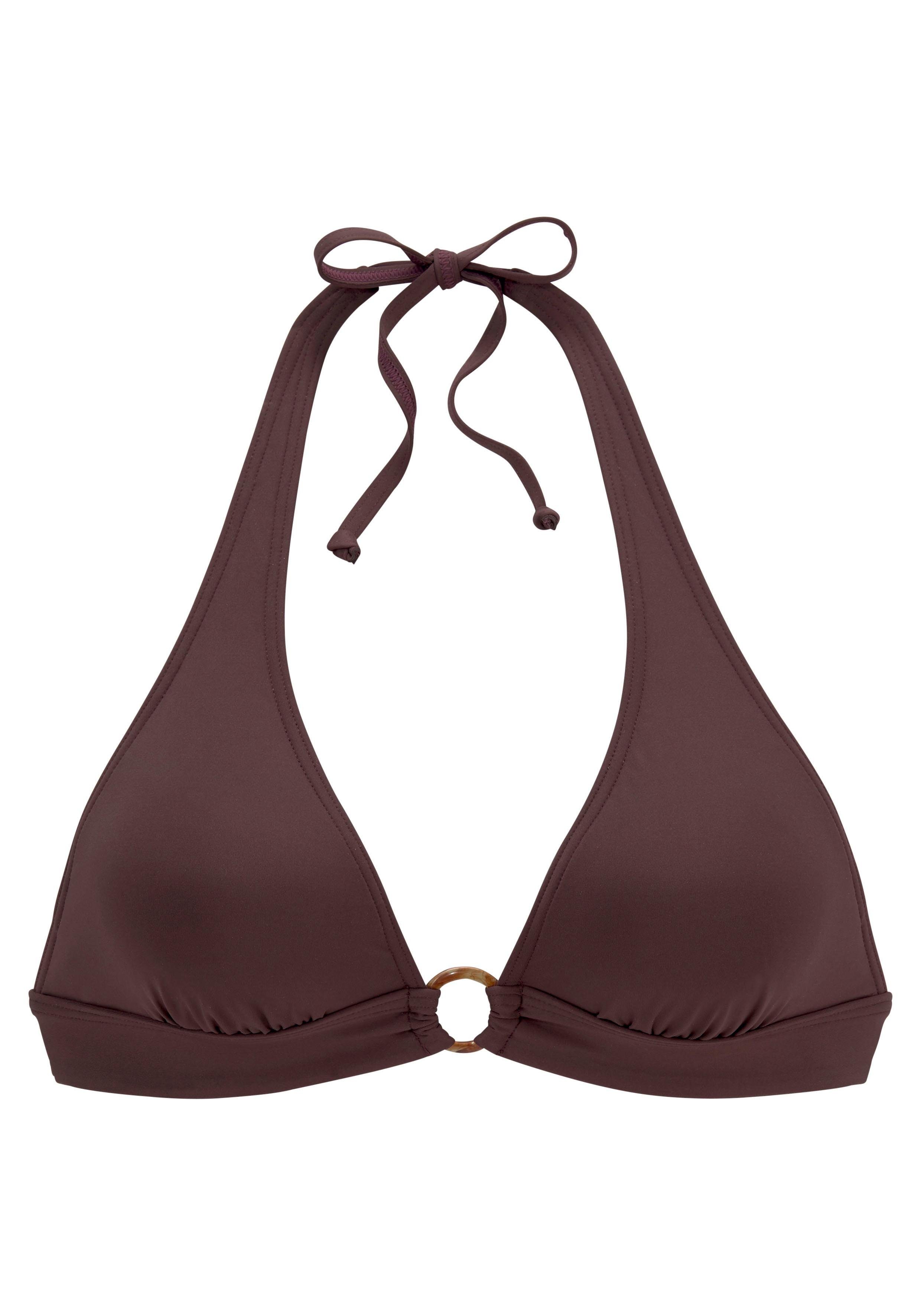 s.Oliver RED LABEL Beachwear Triangel-bikinitop Rome met brede boord
