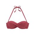 s.oliver red label beachwear beugelbikinitop in bandeaumodel rome in wikkellook rood