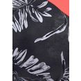 sunseeker triangel-bikinitop mono met contrastkleurige inzet zwart