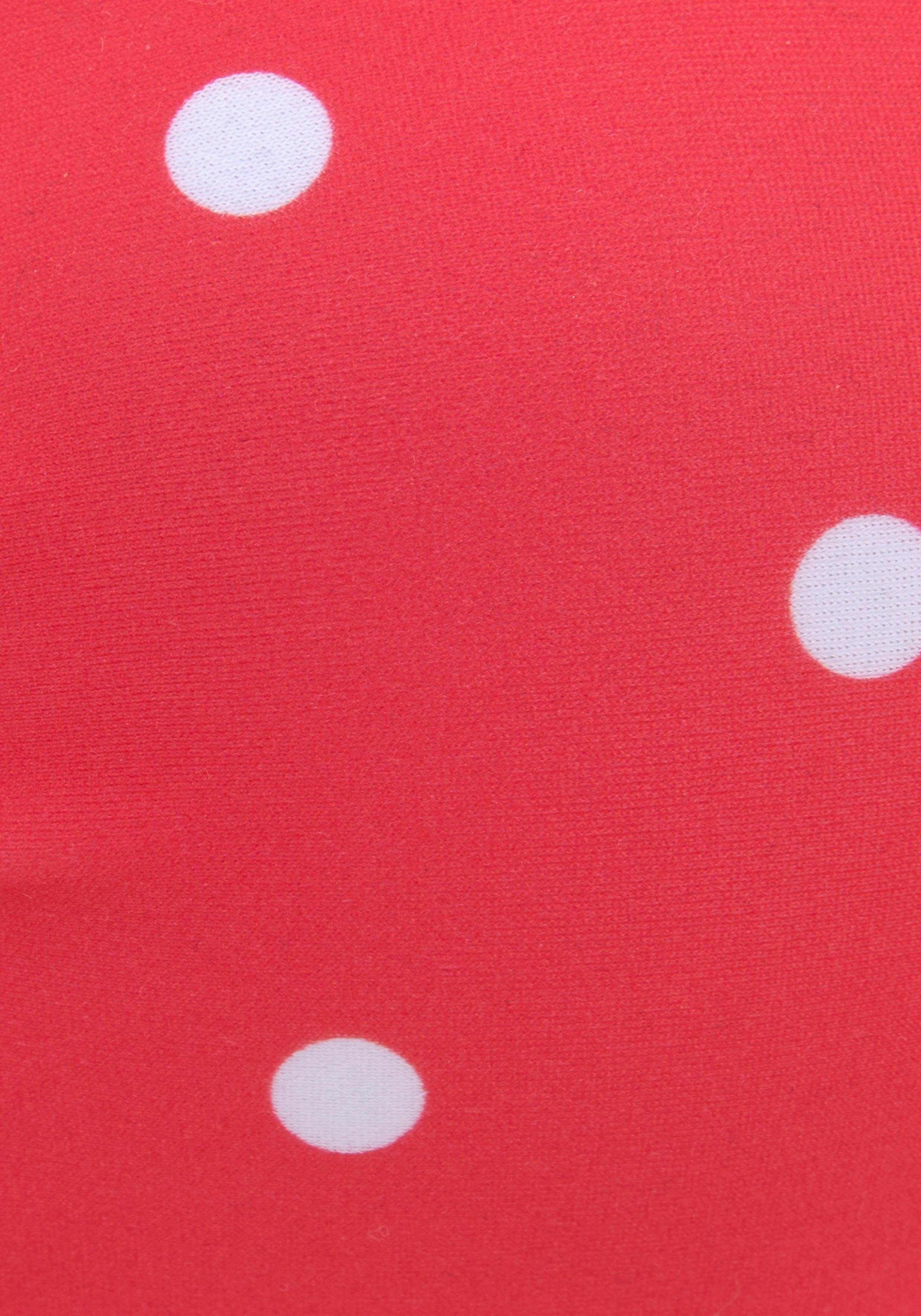 s.Oliver RED LABEL Beachwear Beugelbikinitop in bandeaumodel AUDREY met motievenmix van stippen en strepen