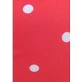 s.oliver red label beachwear beugelbikinitop in bandeaumodel audrey met motievenmix van stippen en strepen rood