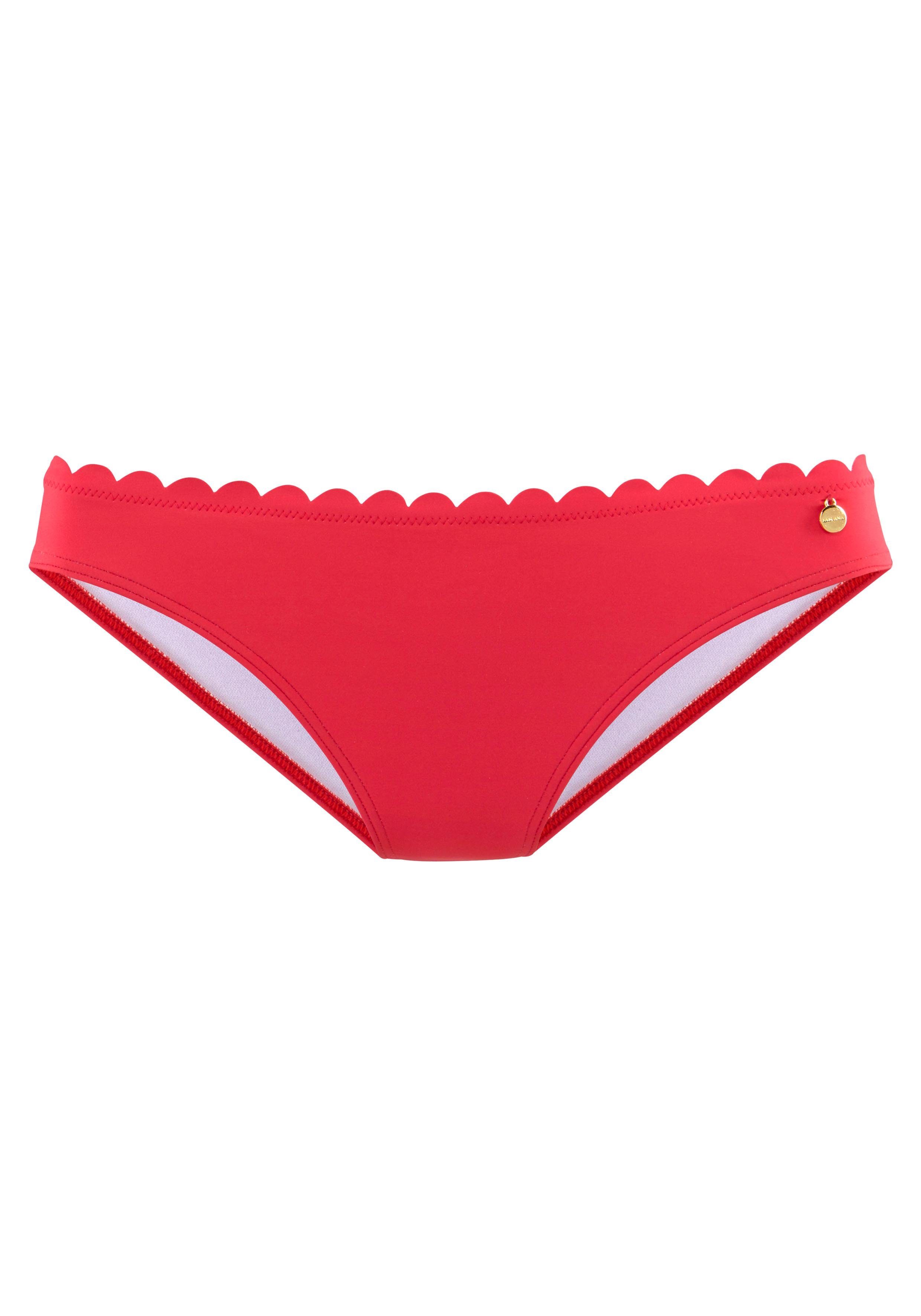 Lascana Bikinibroekje Scallop met gelaserd schulprandje