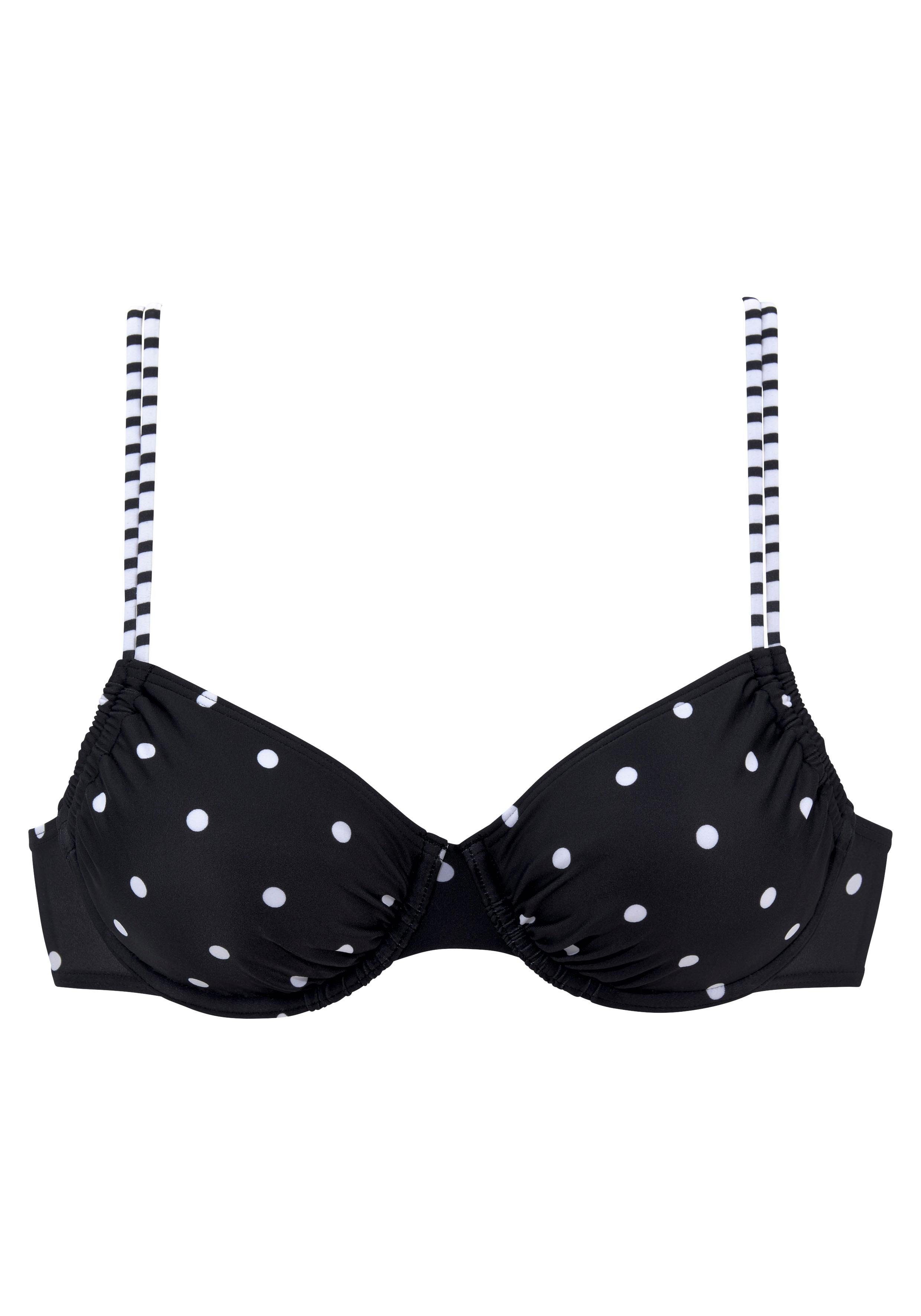 s.Oliver RED LABEL Beachwear Bikinitop met beugels AUDREY in mix van stippen en strepen