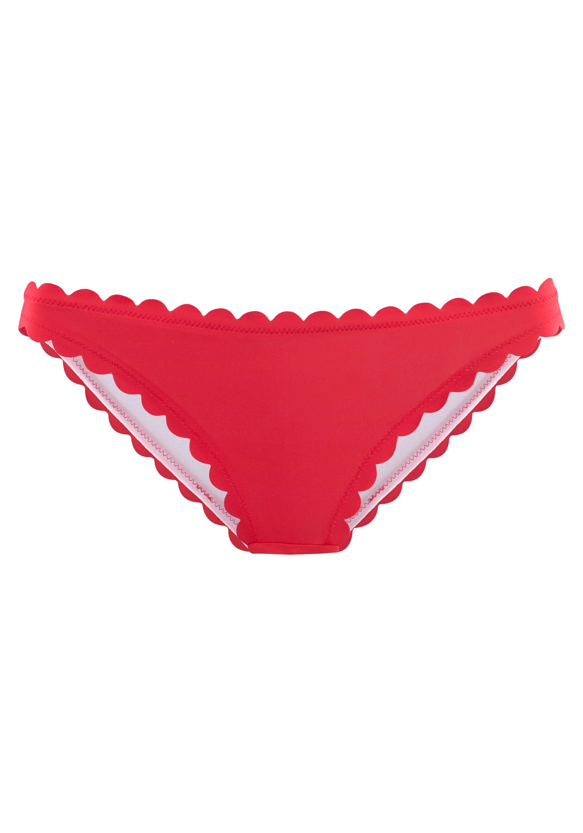 Lascana Bikinibroekje Scallop in strak brazilian model
