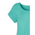 vivance t-shirt met elastische zoomrand (set van 2) groen
