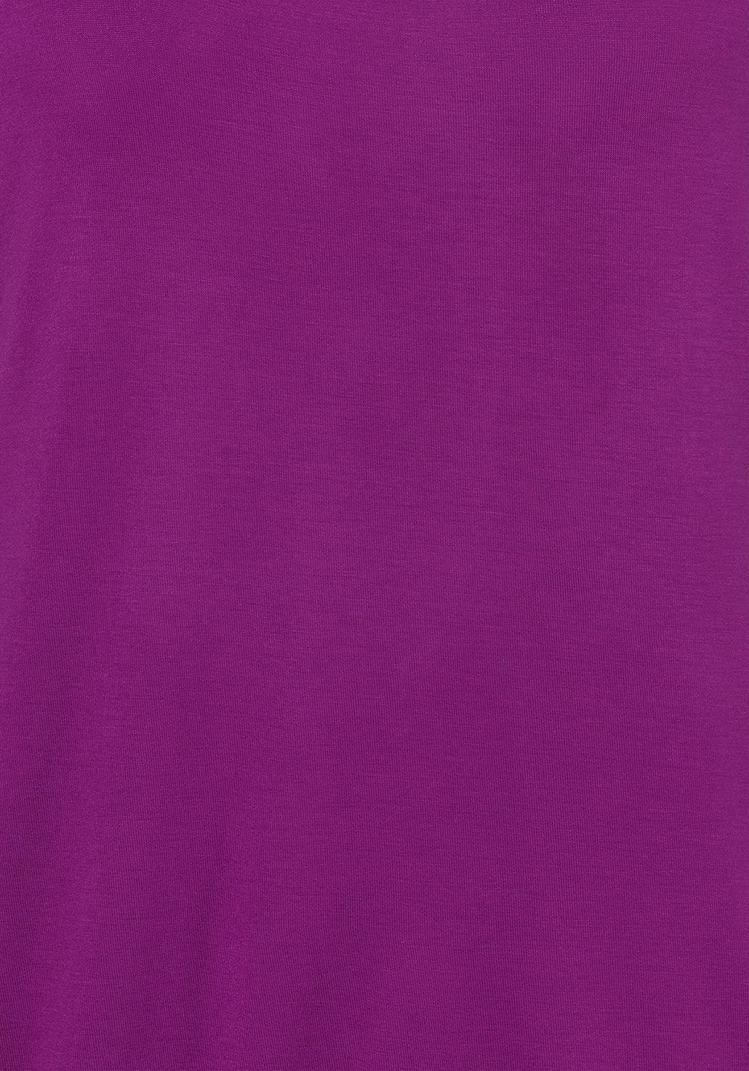 Vivance Shirt met korte mouwen Met elastiek in de band van zachte viscose-stretch