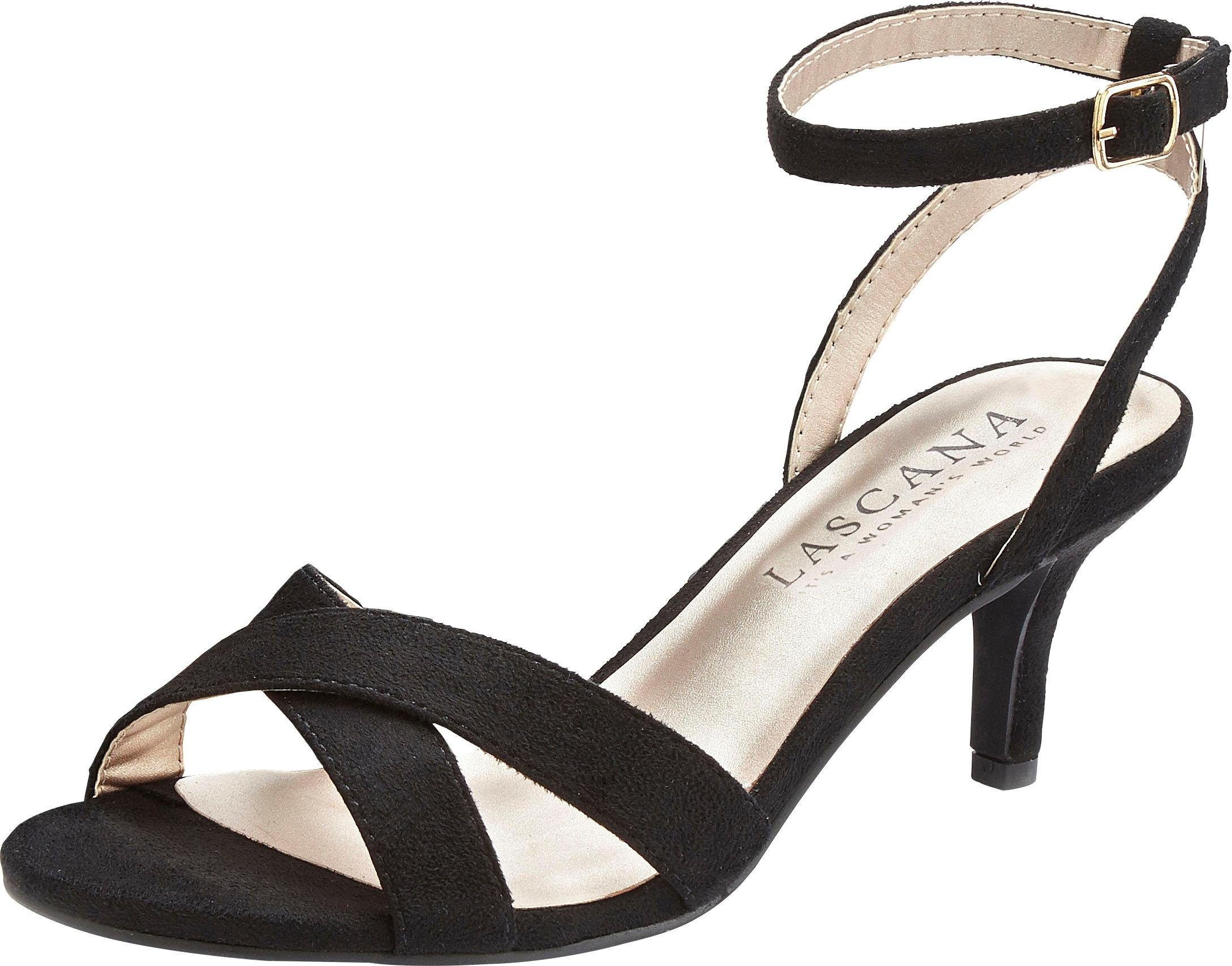 Lascana Sandaaltjes Zomerschoen High heel sandaal, bandjessandaal, zomerschoen VEGAN
