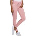 lascana high-waist jeans van superstretch-kwaliteit roze