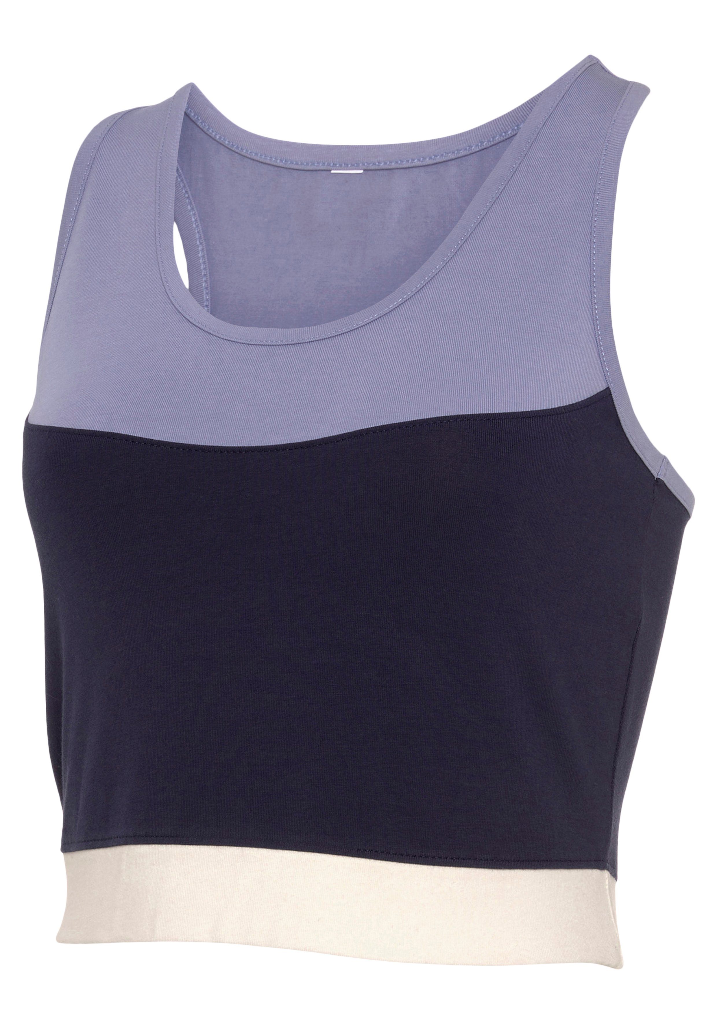 active by Lascana Crop-top -Sporttop Sporttop met cut-out