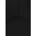 lascana bh-hemd zonder beugels met drukverminderende bandjes zwart