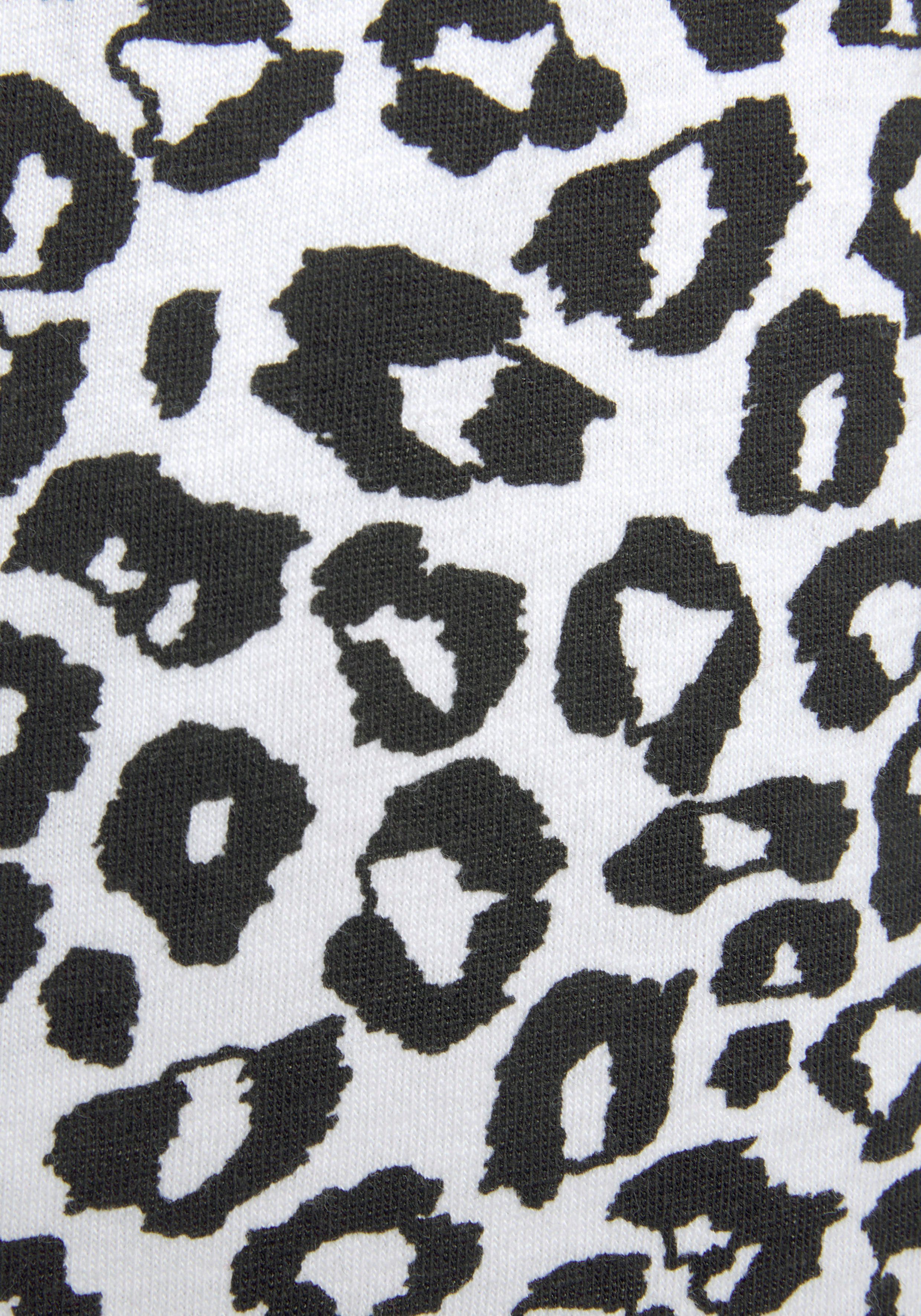 Vivance Dreams Pyjamashort met zwart-wit print
